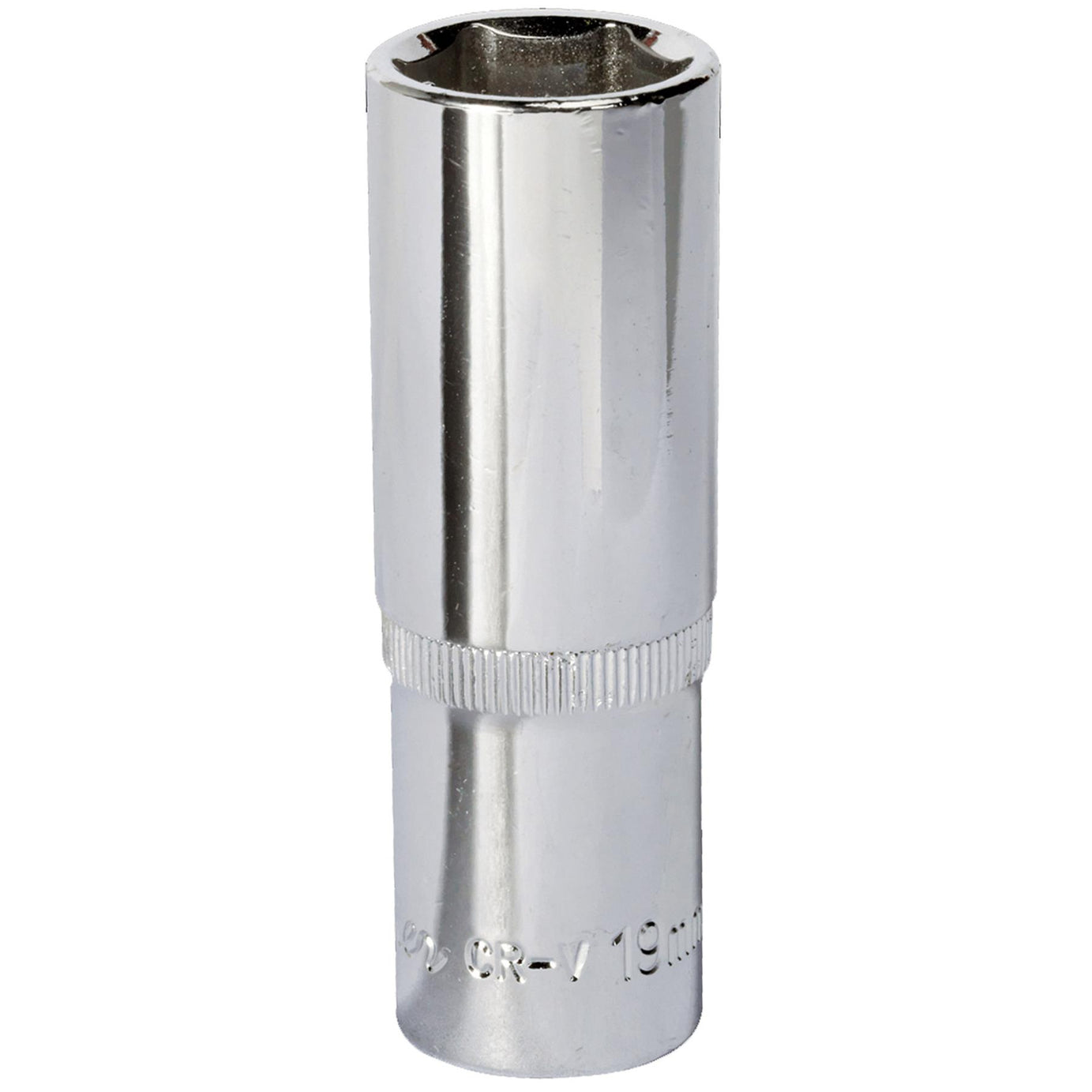 Sealey WallDrive Socket 19mm Deep 1/2"Sq Drive Fully Polished