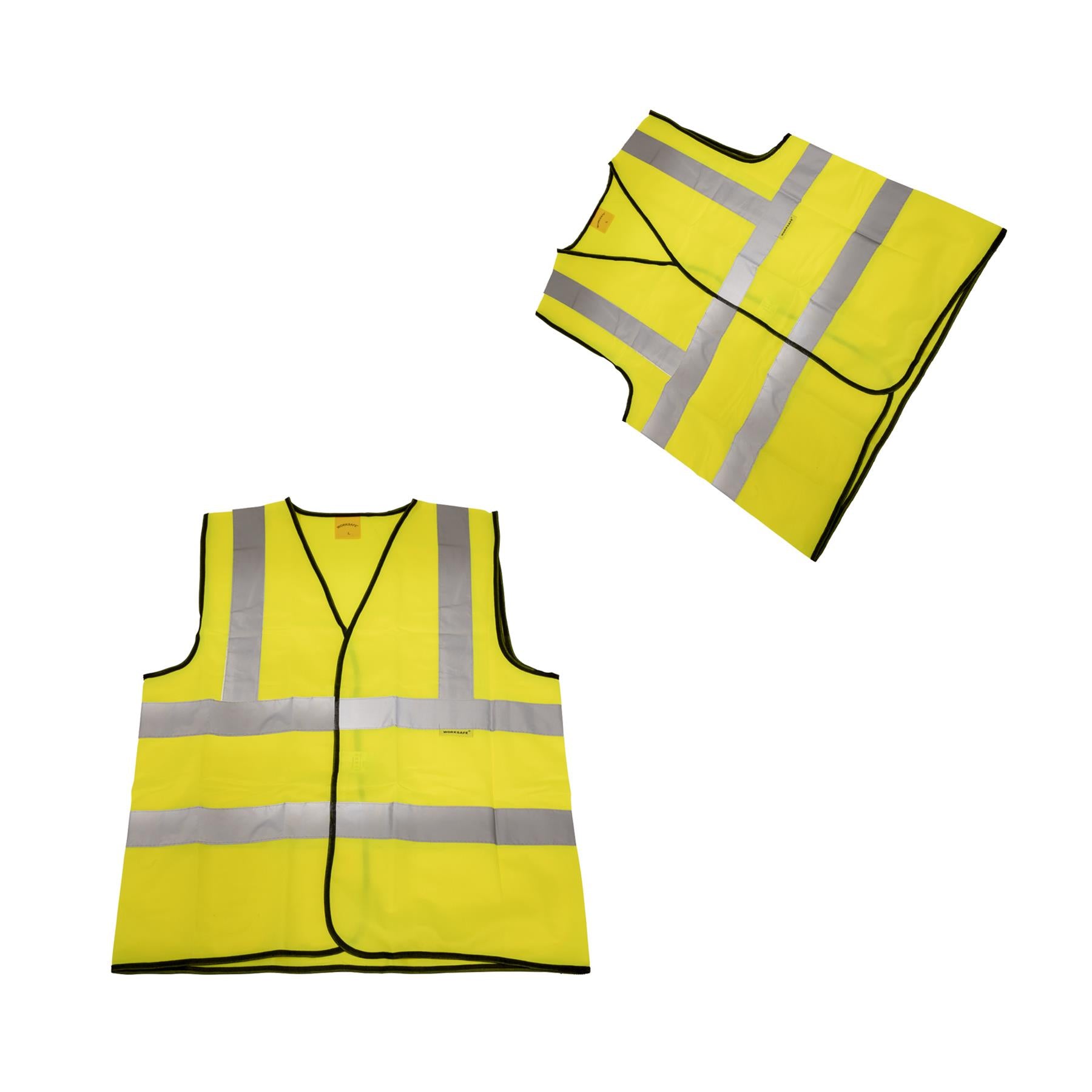 Sealey Hi-Vis Waistcoat (Site and Road Use) Yellow - Medium