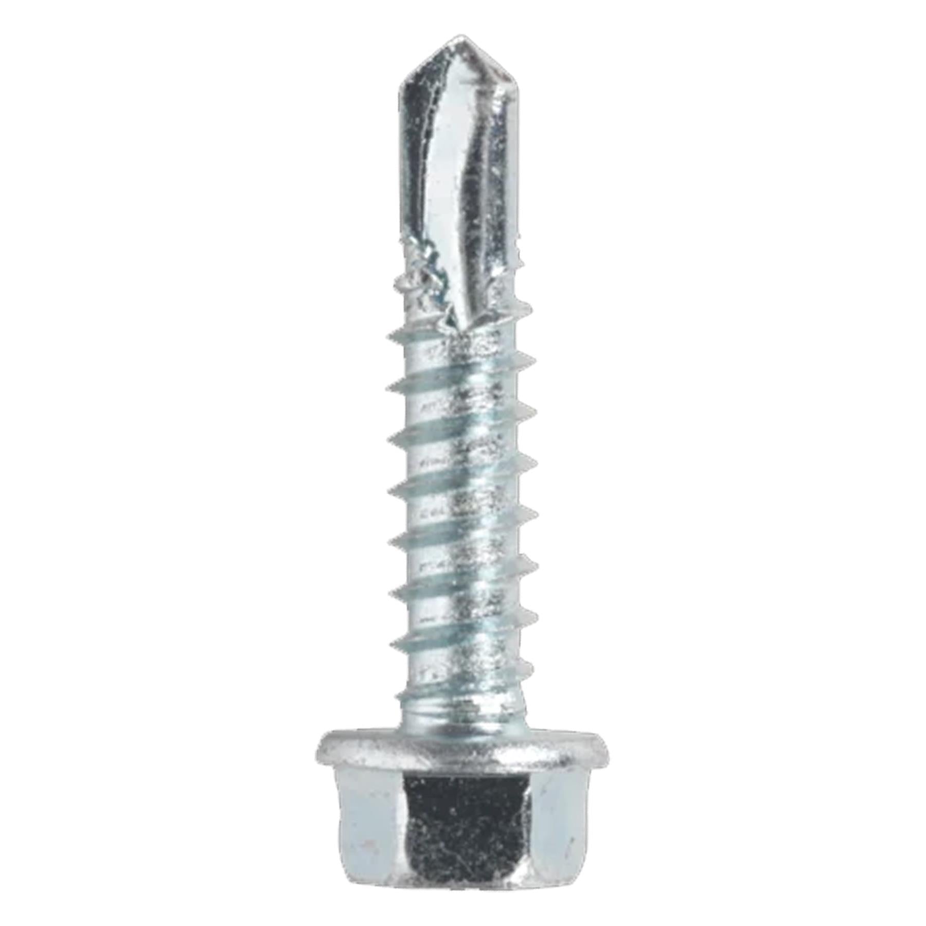 Sealey Self Drilling Screw 5.5 x 25mm Hex Head Zinc Pack of 100