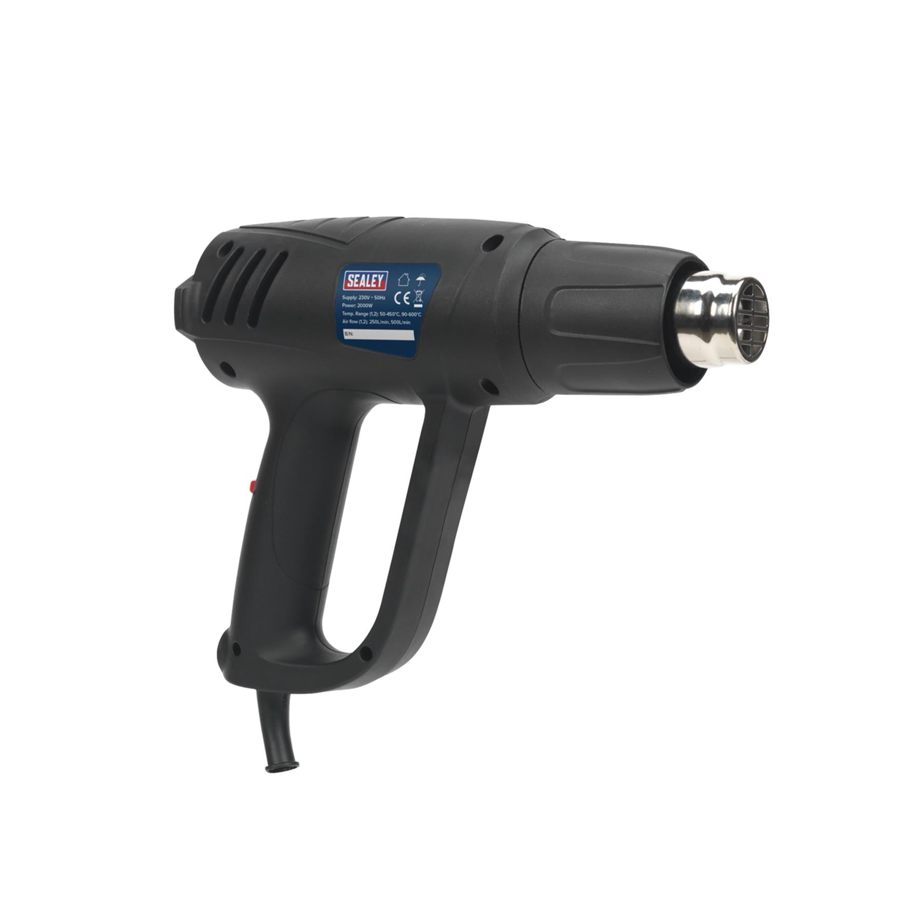 Sealey Variable Temperature Hot Air Gun Kit 2000W 50-450�C/90-600�C