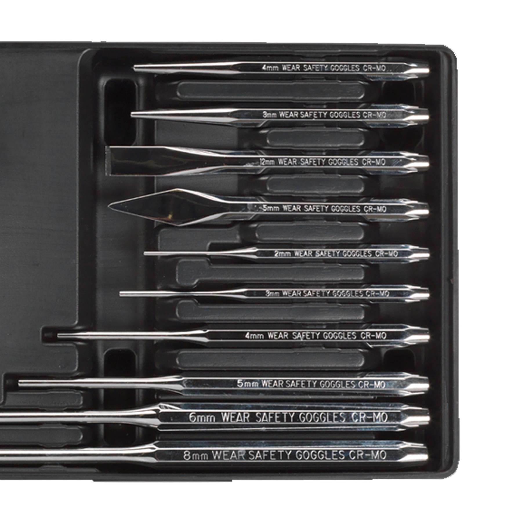 Tool Tray with Punch & Impact Driver Set 25pc Sealey
