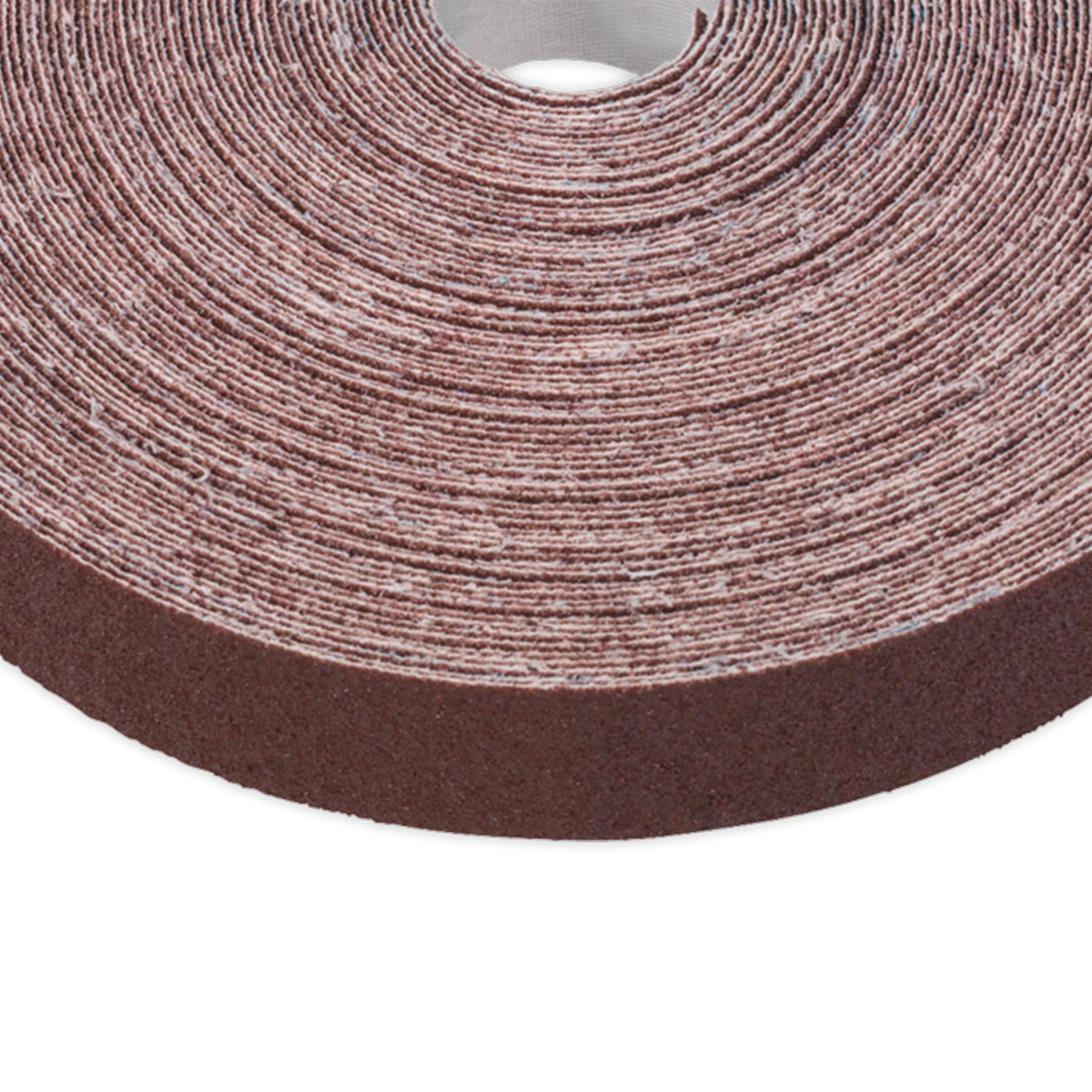 Sealey Emery Roll Brown 25mm x 50m 80Grit