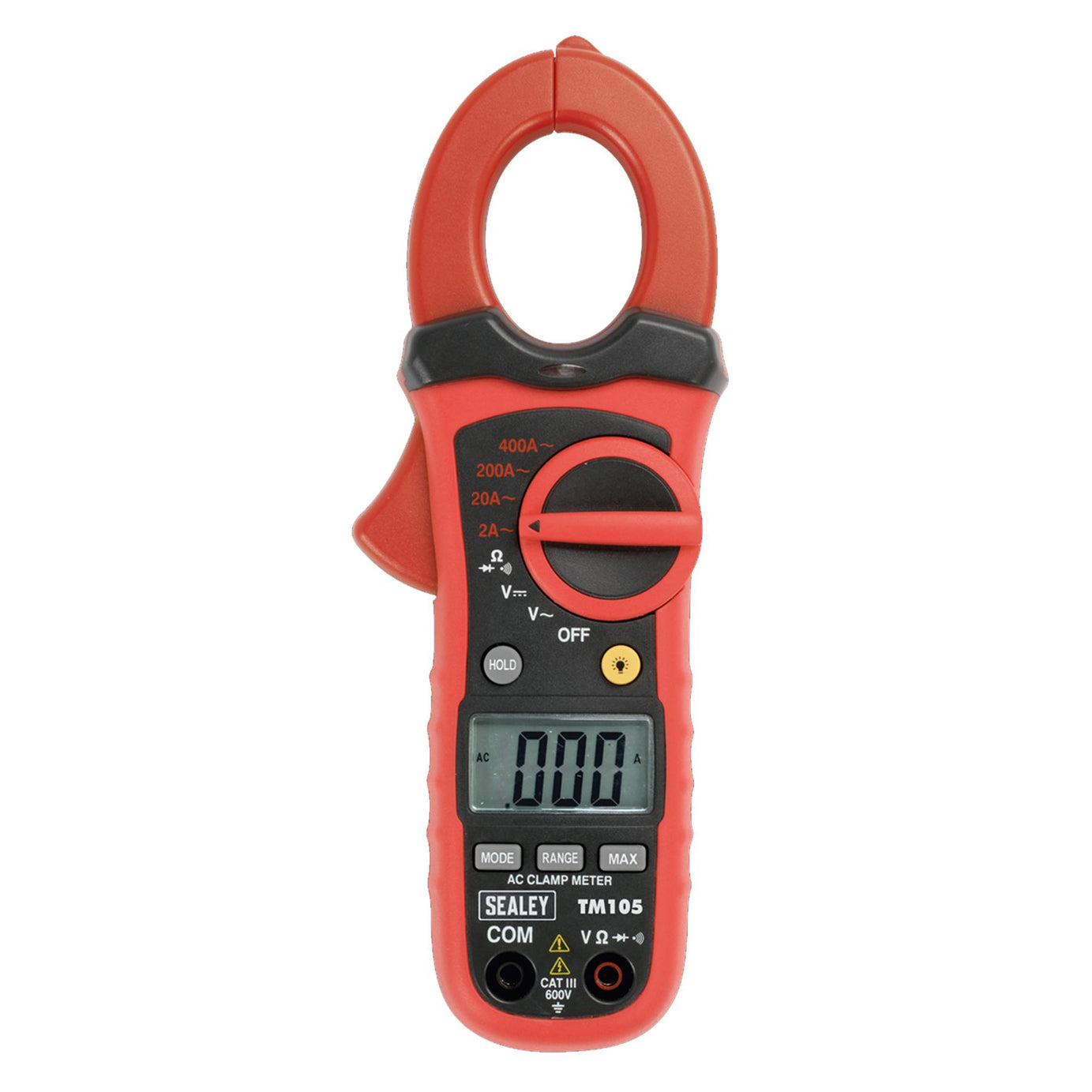 Sealey Prof Auto-Ranging Digital Clamp Meter NCVD - 6-Function