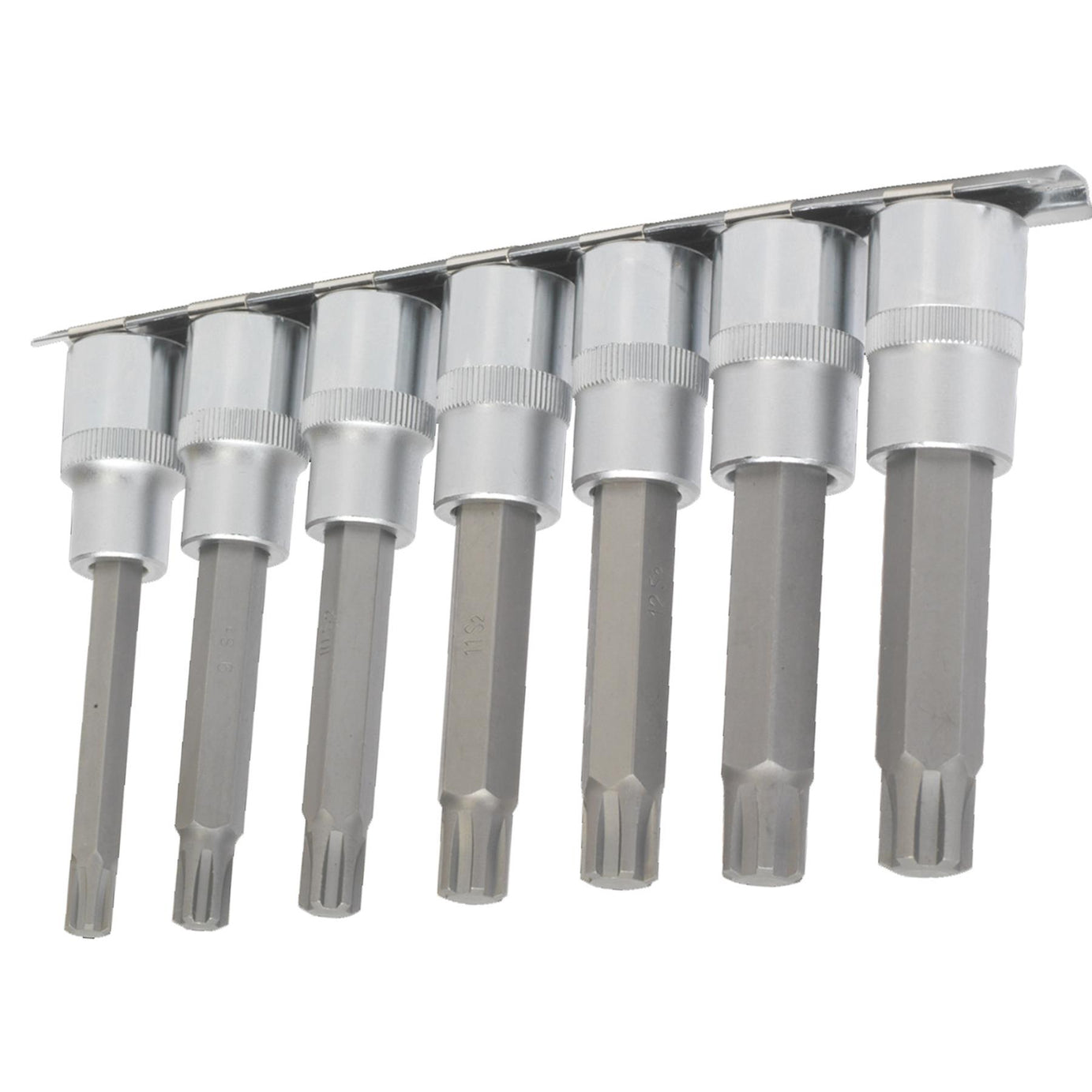 Sealey Ribe Socket Bit Set 7pc 1/2"Sq Drive 100mm