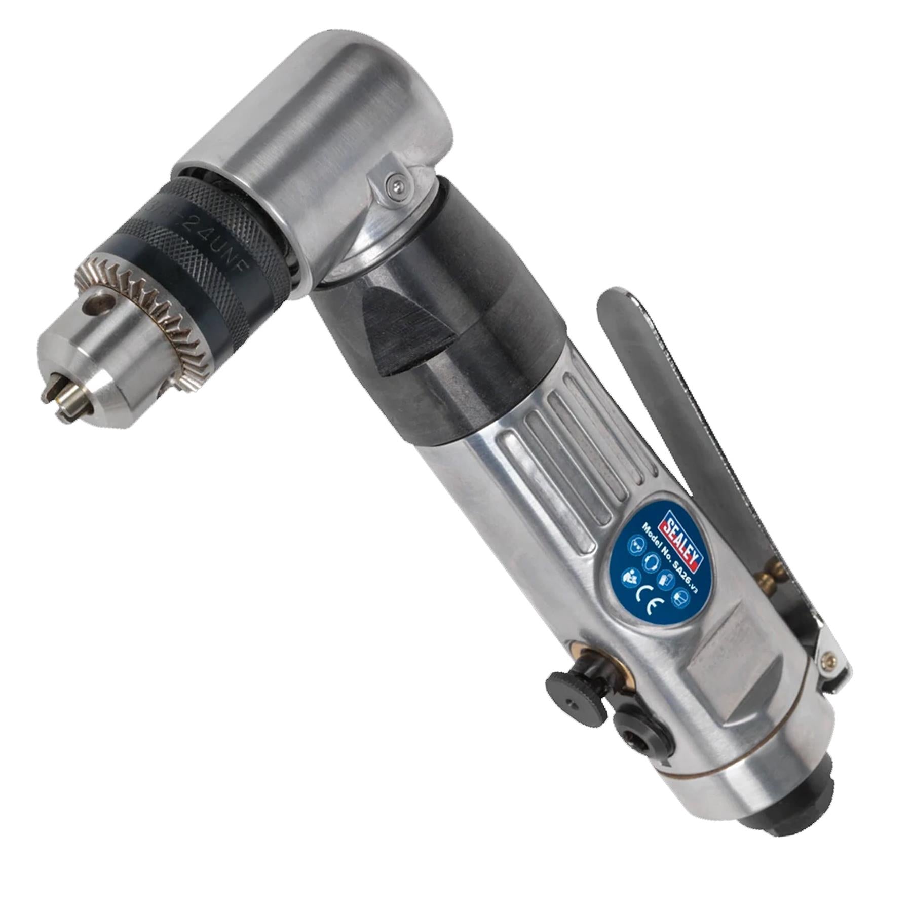Sealey Air Angle Drill Ø10mm Reversible