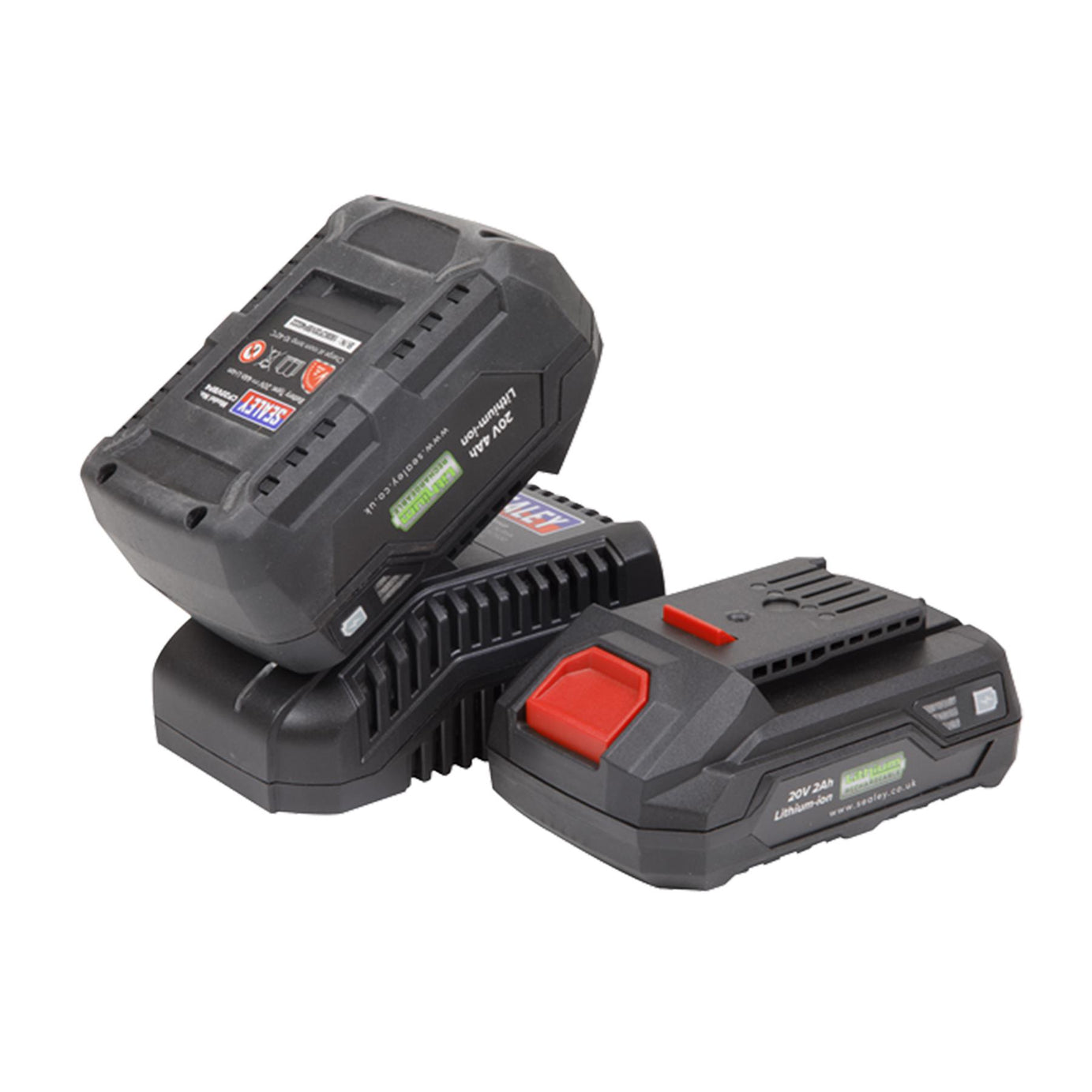 Sealey CP20VOSKIT Cordless Orbital Palm Sander Kit 125mm 20V - 2 Batteries