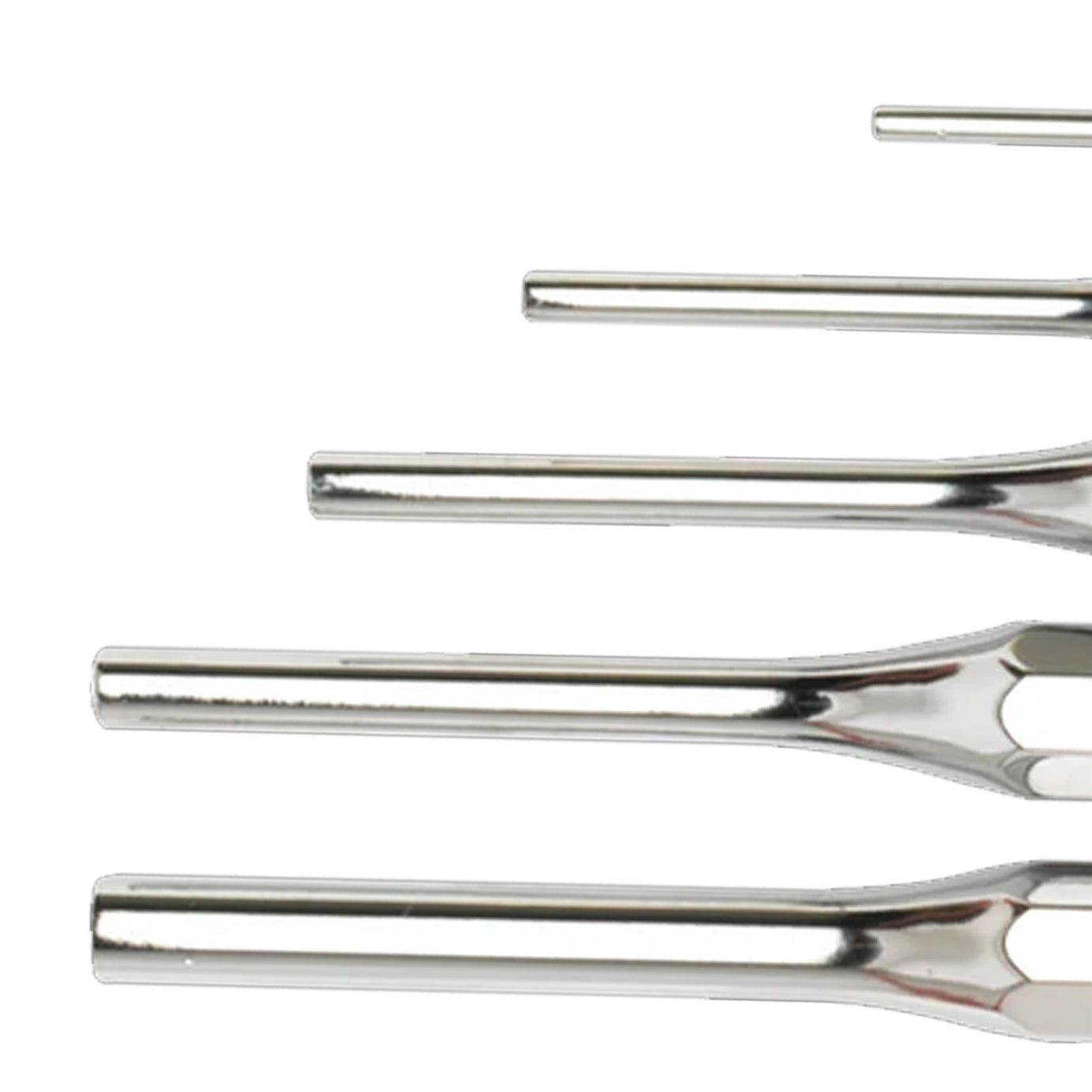 Sealey Parallel Pin Punch Set 6pc Long Silver AK9128