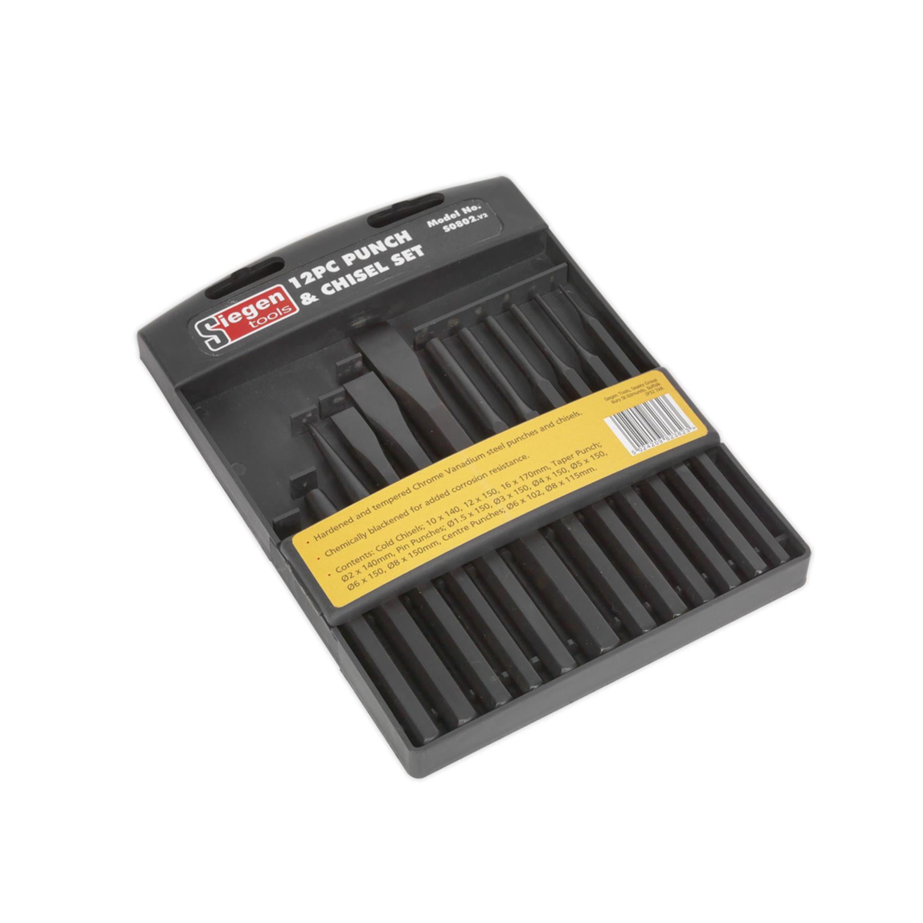 Sealey Punch & Chisel Set 12pc