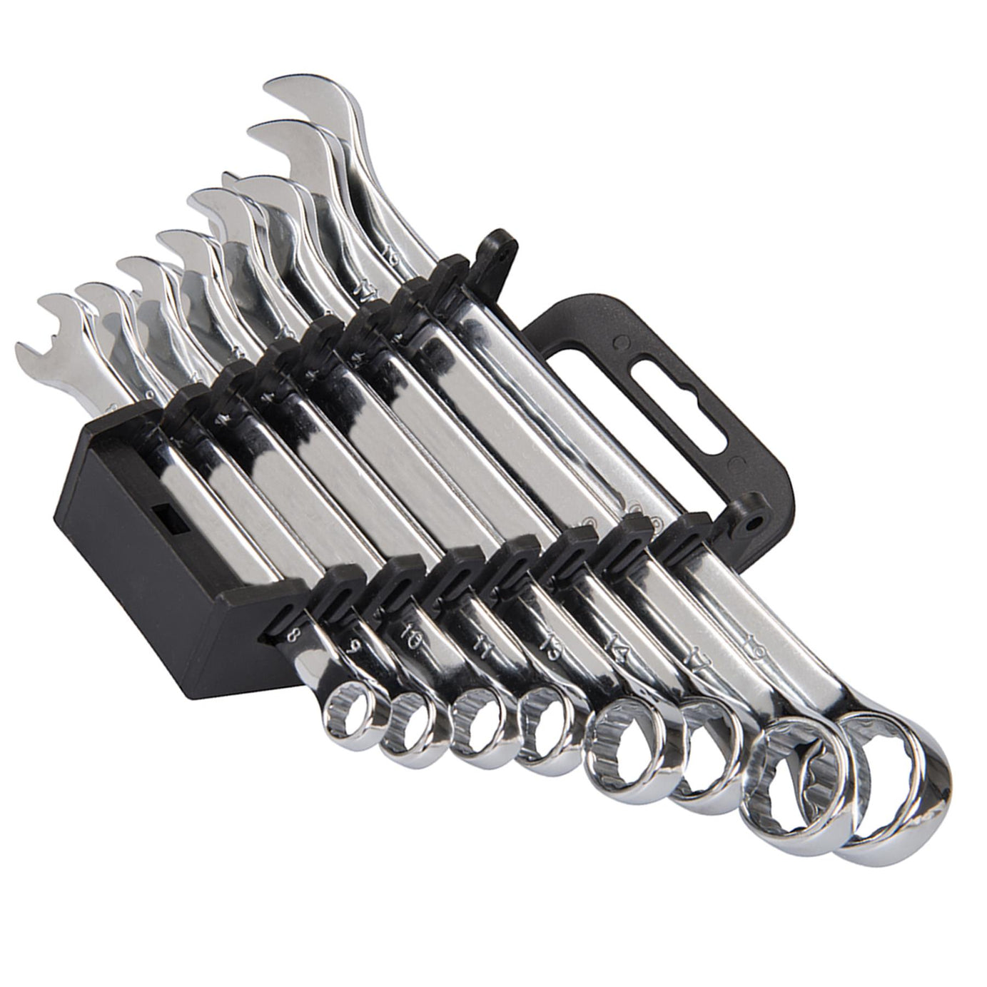 8Pce Combination Spanner Set Display Box Pack Of 6 Open And Bi-Hexagonal Ends