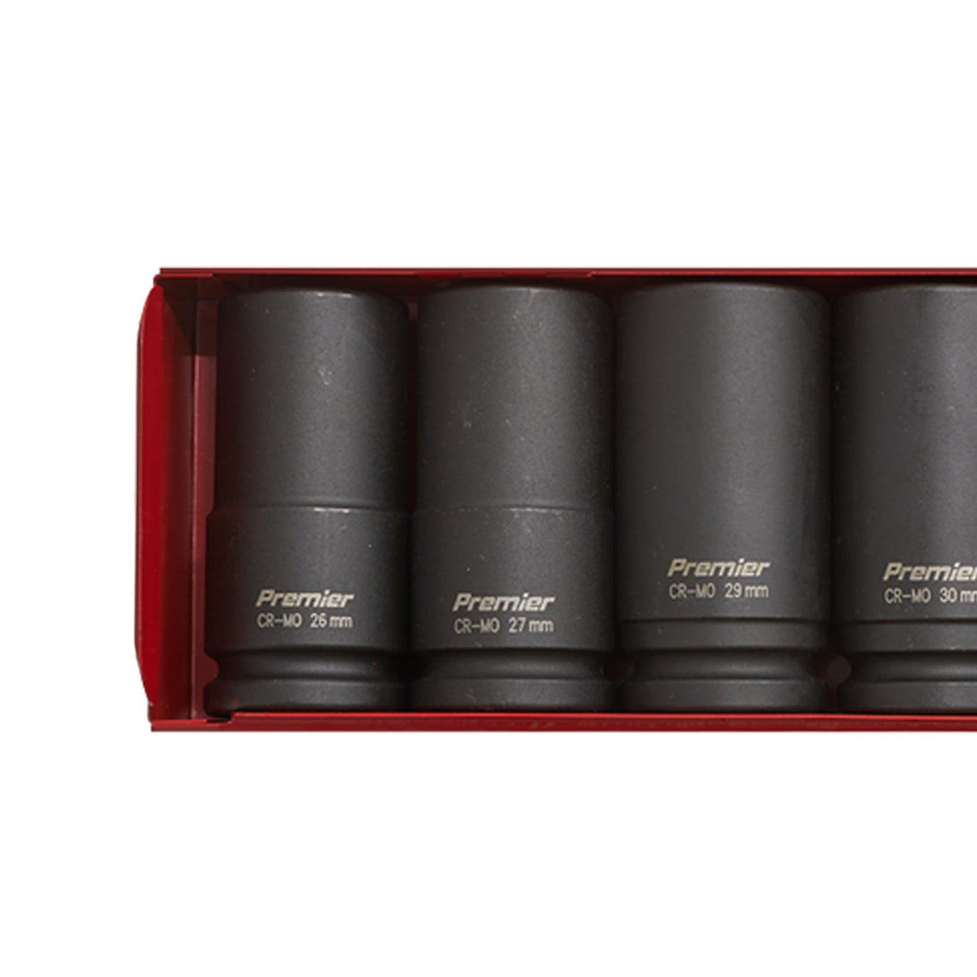 Sealey Impact Socket Set 8pc 3/4"Sq Drive Deep Metric Chrome Molybdenum Steel