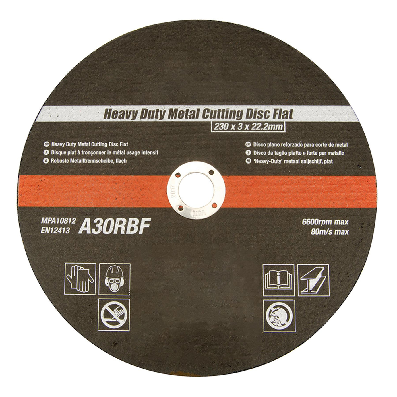 Heavy Duty Metal Slitting Cutting Disc Flat 230 X 3 X 22.23mm Premium Quality