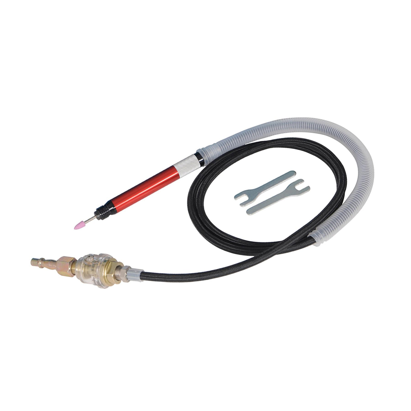 Air Micro Die Grinder Kit Grinding Heads Oiler 90Psi 1.5M Hose- 10 Grinder Heads