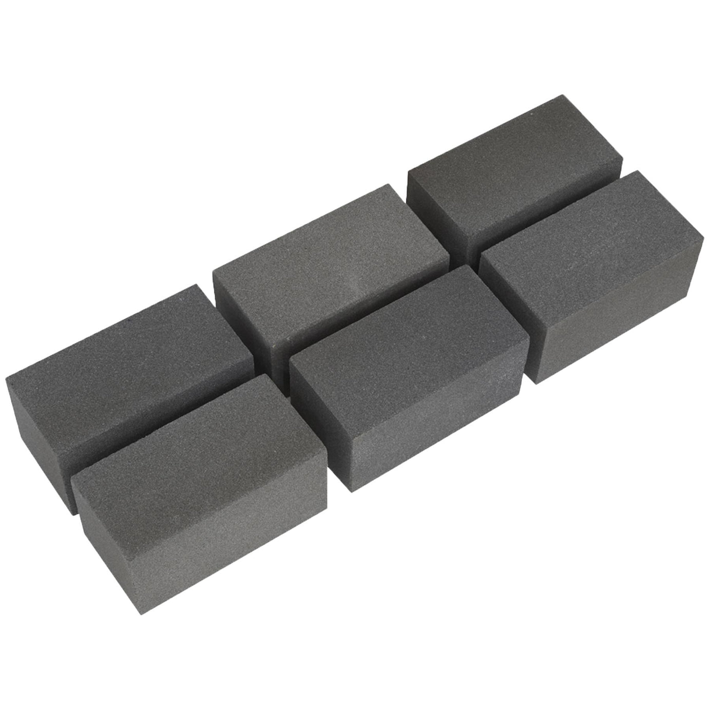 Sealey Floor Grinding Block 50 x 50 x 100mm 120Grit - Pack of 6