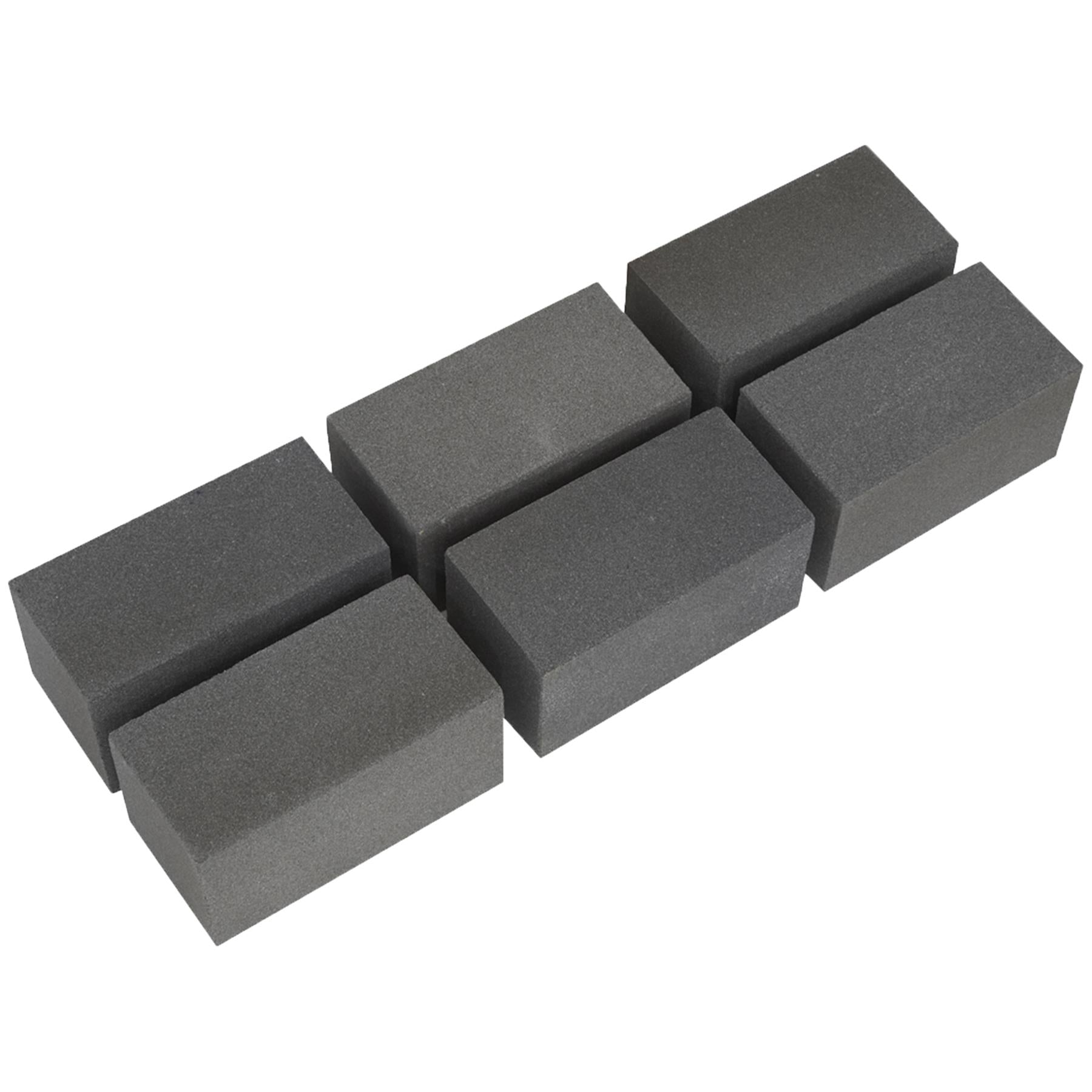 Sealey Floor Grinding Block 50 x 50 x 100mm 120Grit - Pack of 6