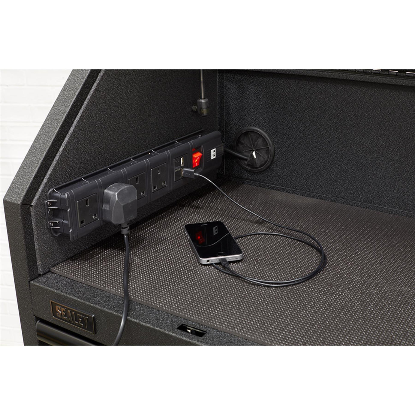 Sealey Topchest 6 Drawer 1030mm Soft Close Drawers & Power Strip