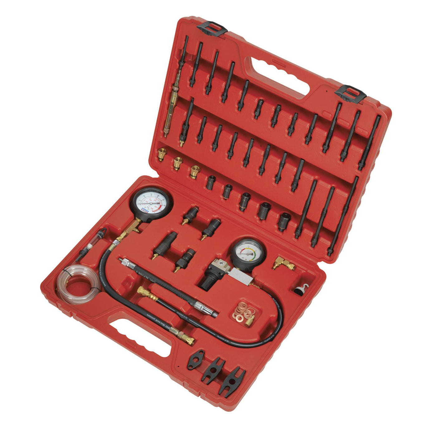 Sealey Diesel & Petrol Compression, Leakage & TDC Kit Quick Connect Fittings