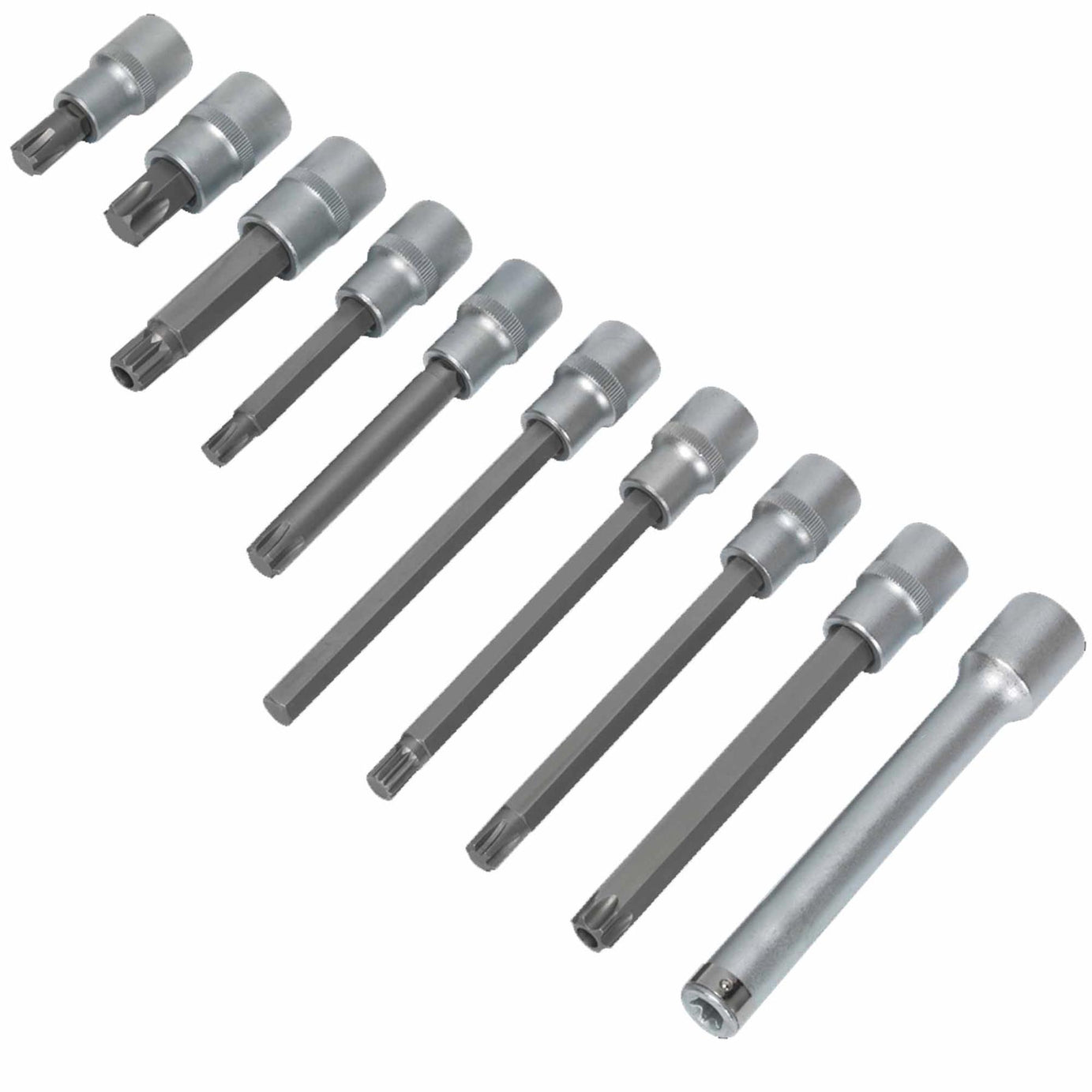 Sealey Head Bolt Socket Bit Set 10pc 1/2"Sq Drive