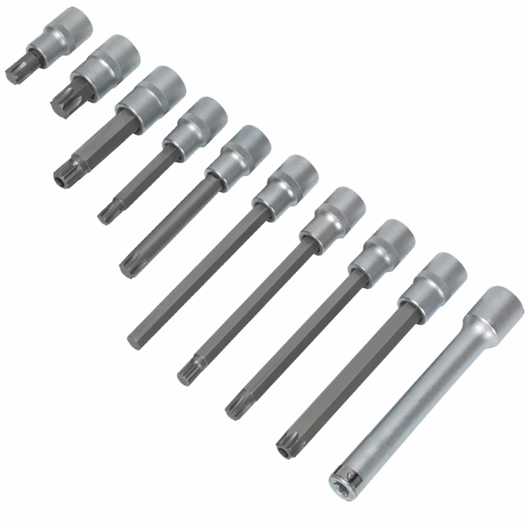Sealey Head Bolt Socket Bit Set 10pc 1/2"Sq Drive