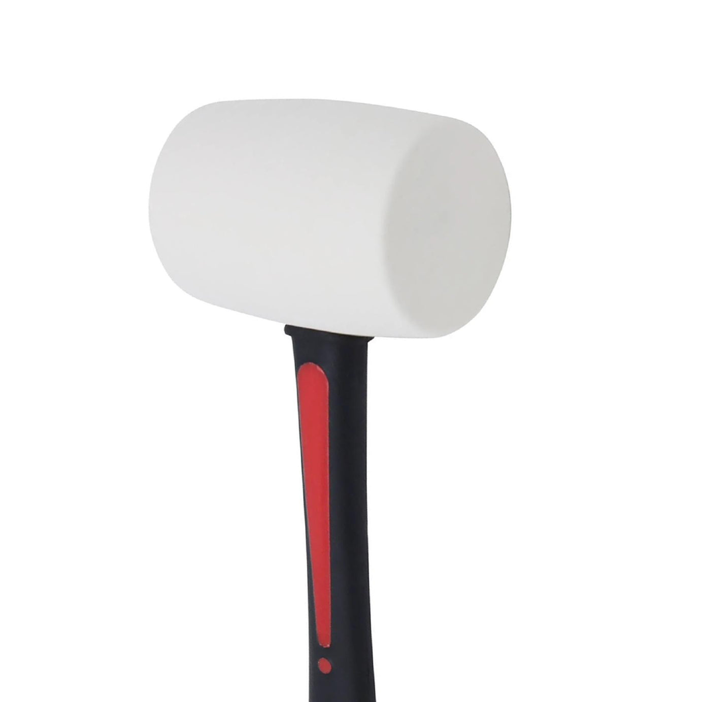 Hilka Tools Pro White Rubber Mallet  16oz Wooden Handle - Non Marking