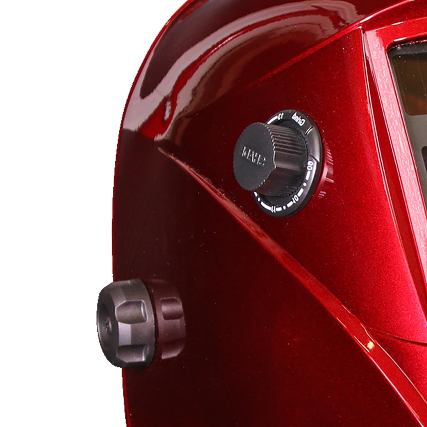 Sealey Welding Helmet Auto Darkening - Shade 9-13 - Red