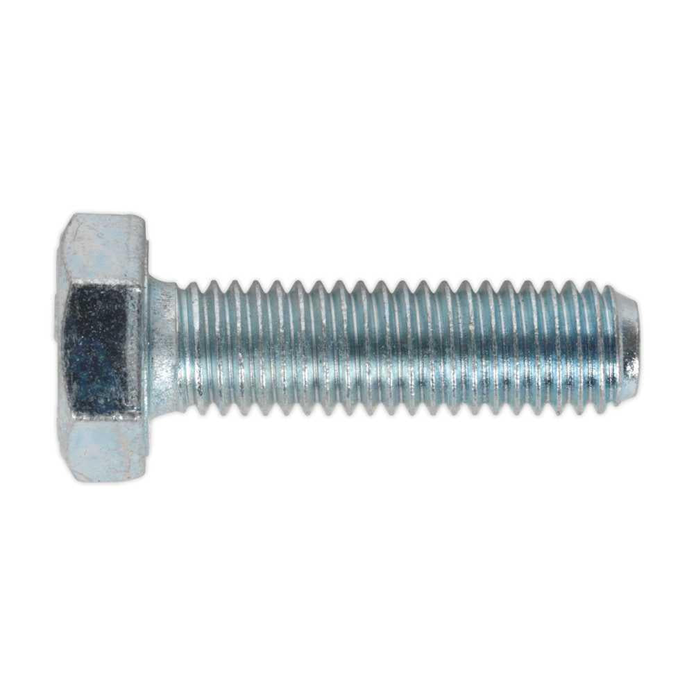 Sealey HT Setscrew M10 x 35mm 8.8 Zinc Pack of 25