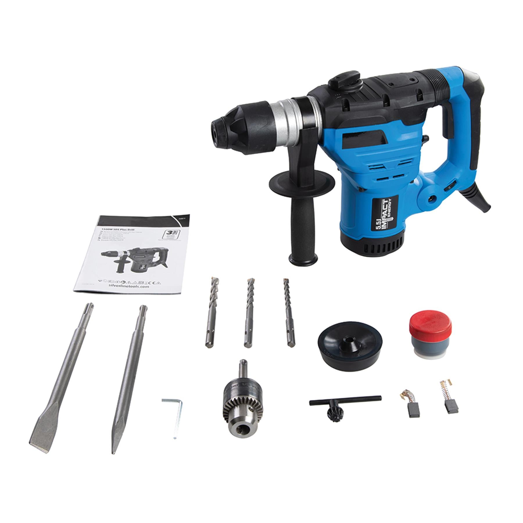 Heavy Duty 1500W SDS Plus Hammer Drill SDS Power Hammer Drill Brand New