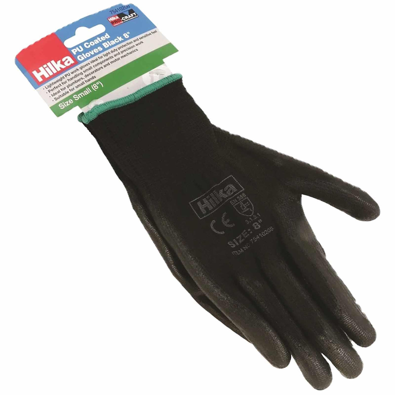 Black PU Work Gloves