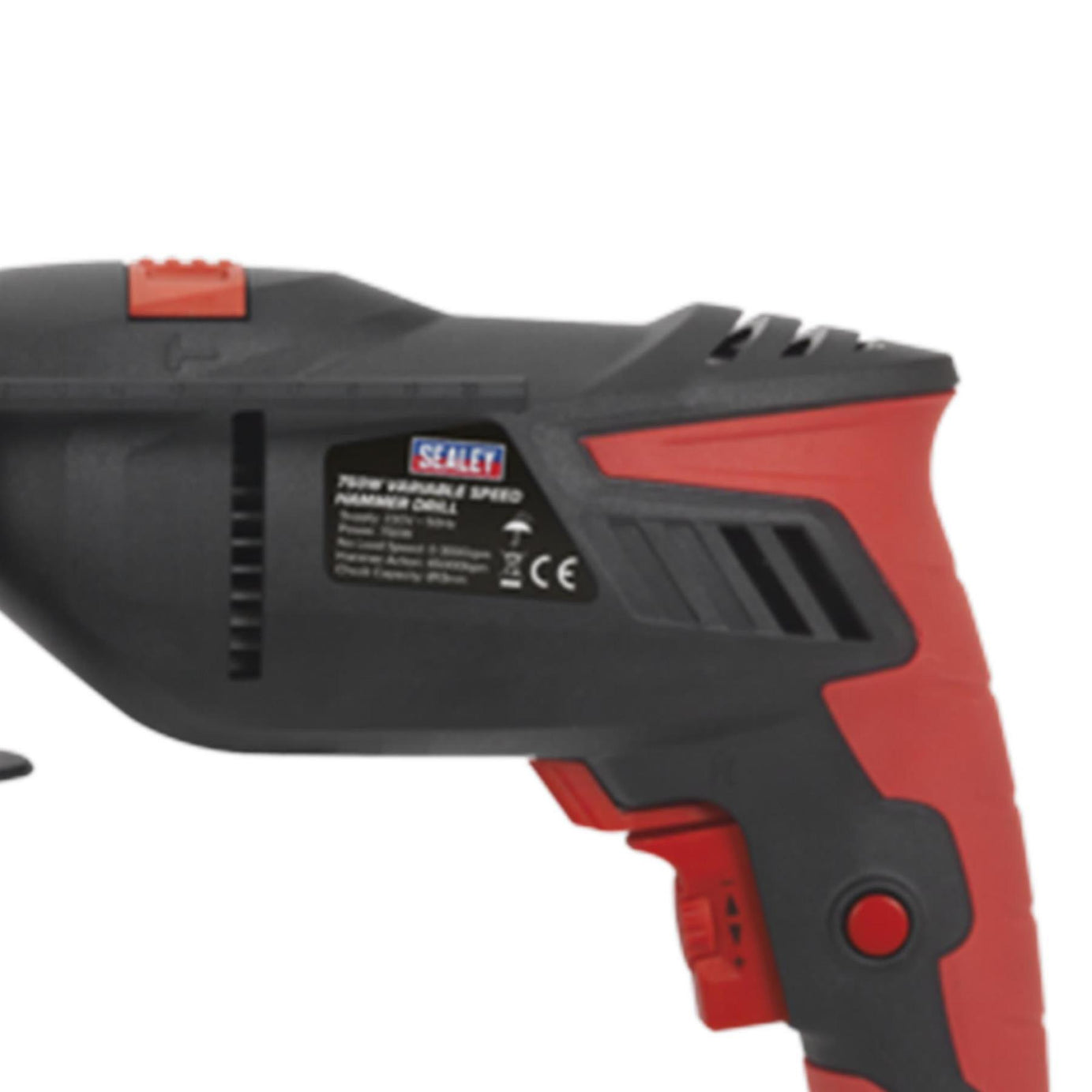 Sealey Hammer Drill 13mm Variable Speed with Reverse 750W/230V