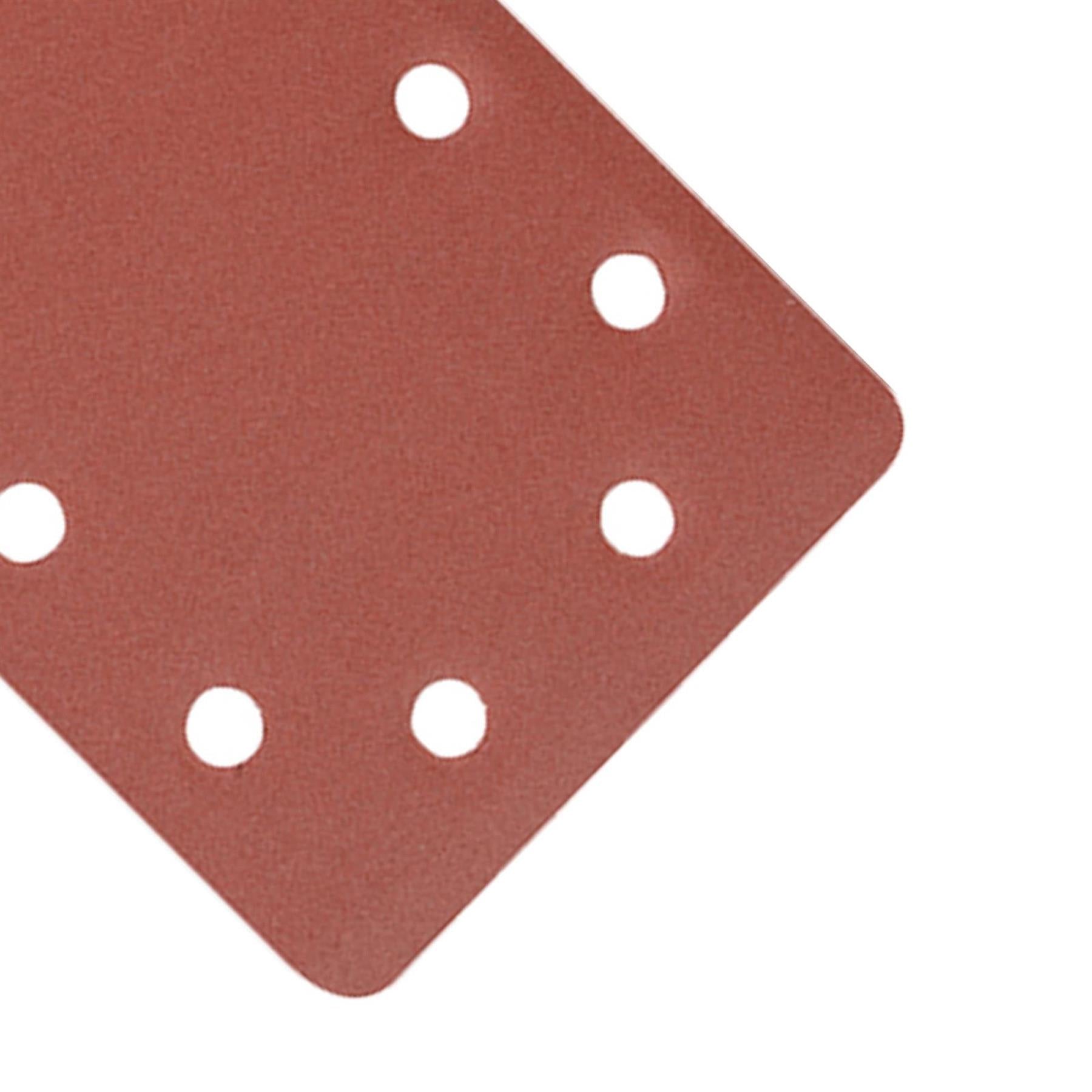 1/2 Punched Sanding Sheet 10Pk Grit 240 Hook & Loop Aluminium Oxide Construction