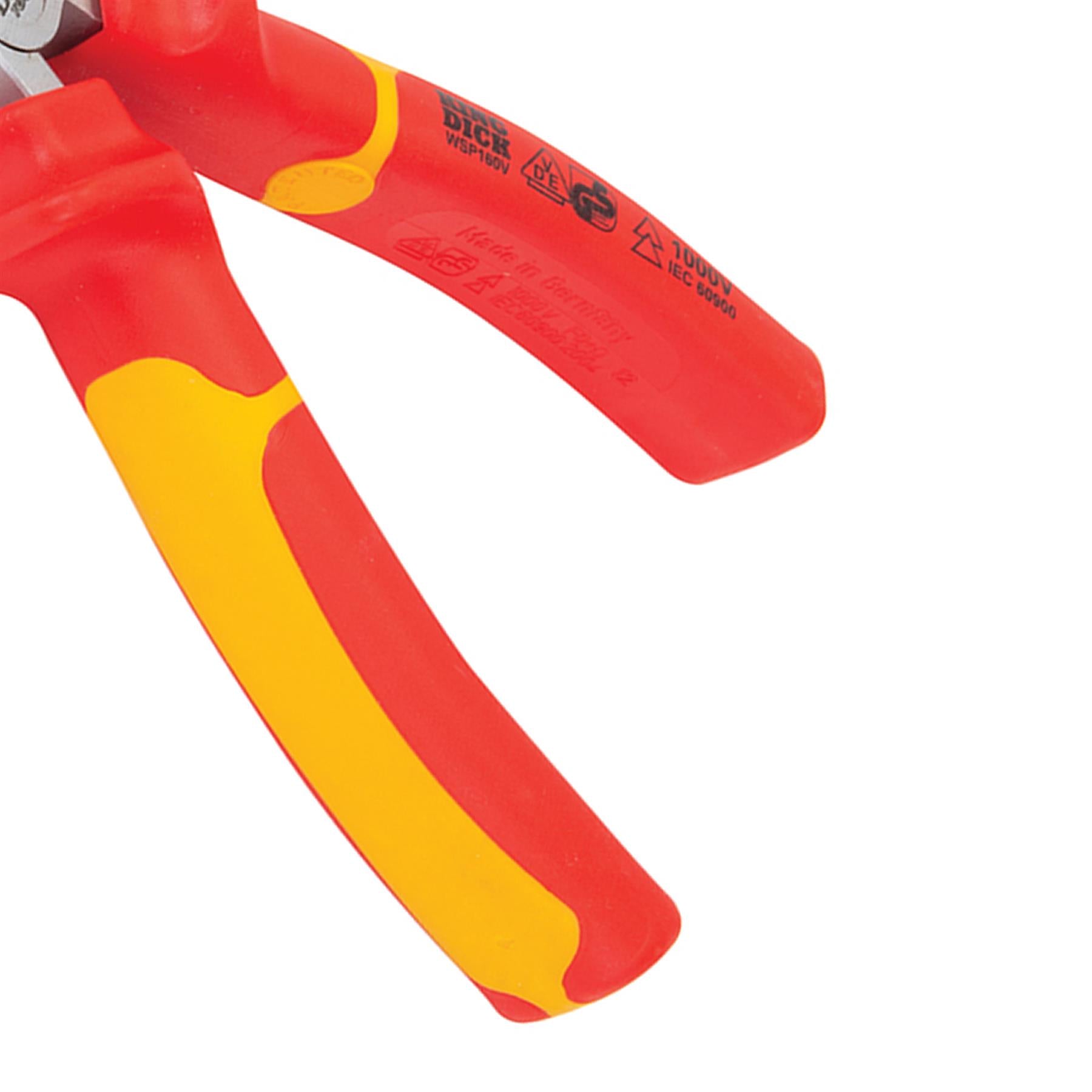 King Dick VDE Wire Stripping Pliers 160mm  High-Grade Steel