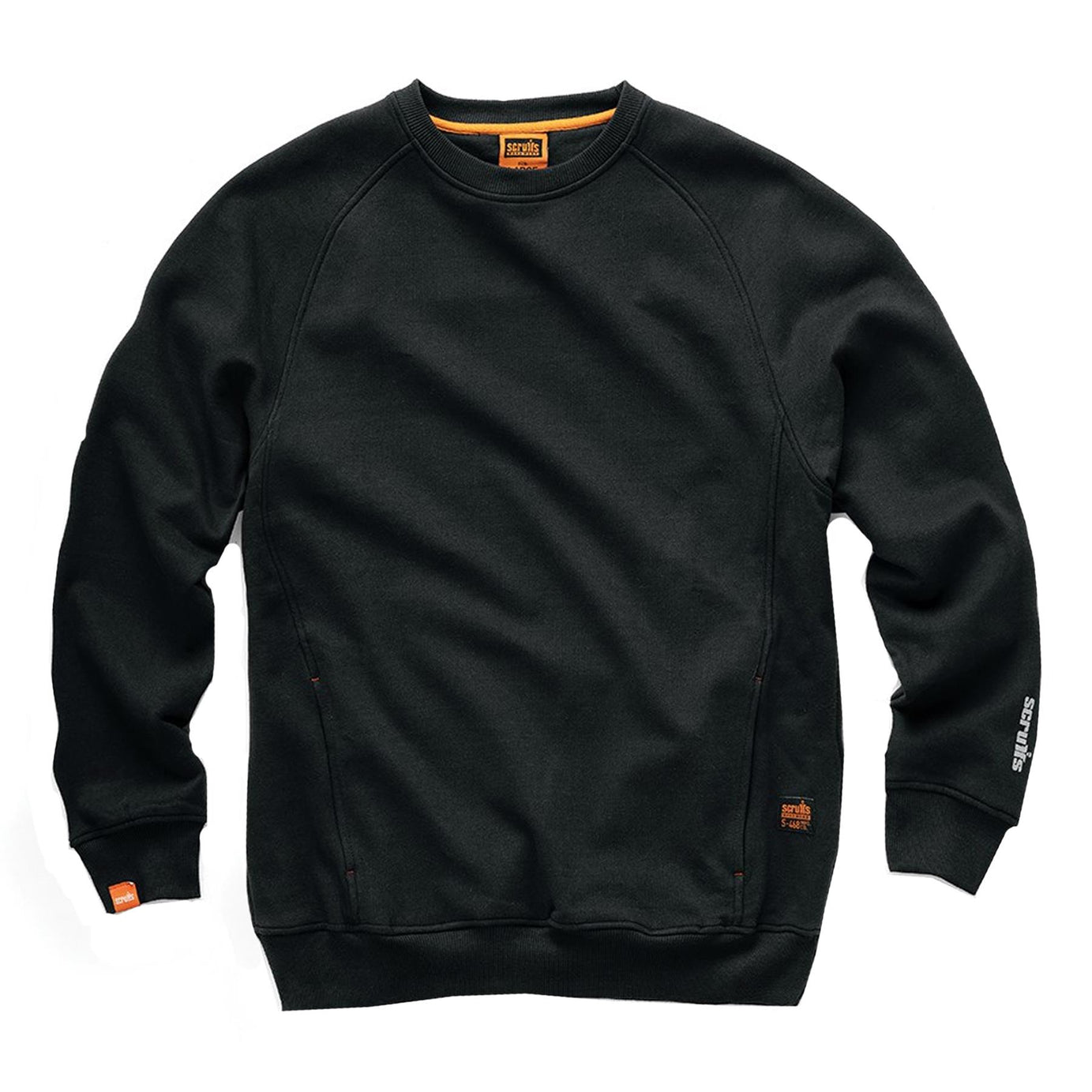 Scruffs Eco Worker Shirt Mens Work Sweatshirt Black L