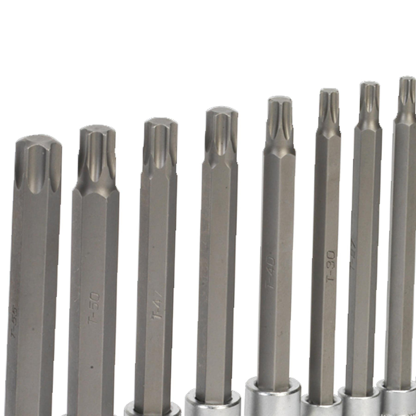 Sealey TRX-Star Socket Bit Set 12pc 1/4", 3/8" & 1/2"Sq Drive 100mm