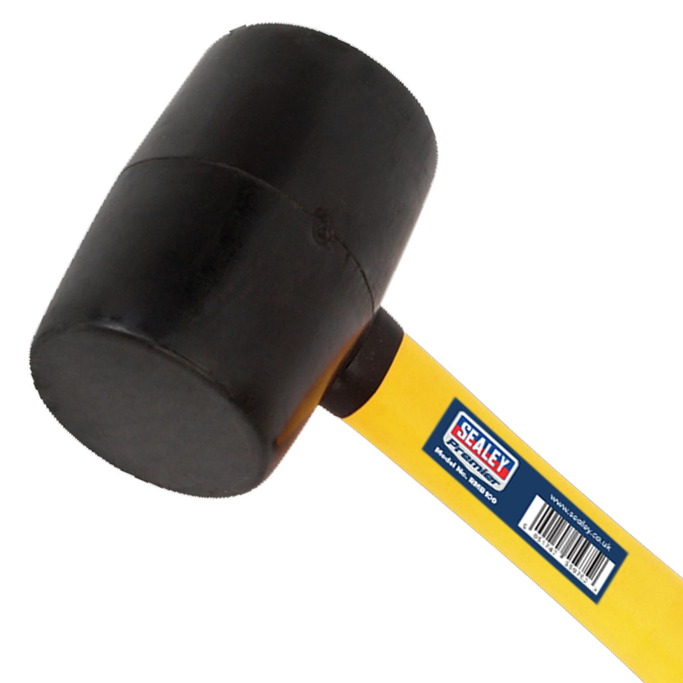 Sealey Rubber Mallet 1lb with Fibreglass Shaft