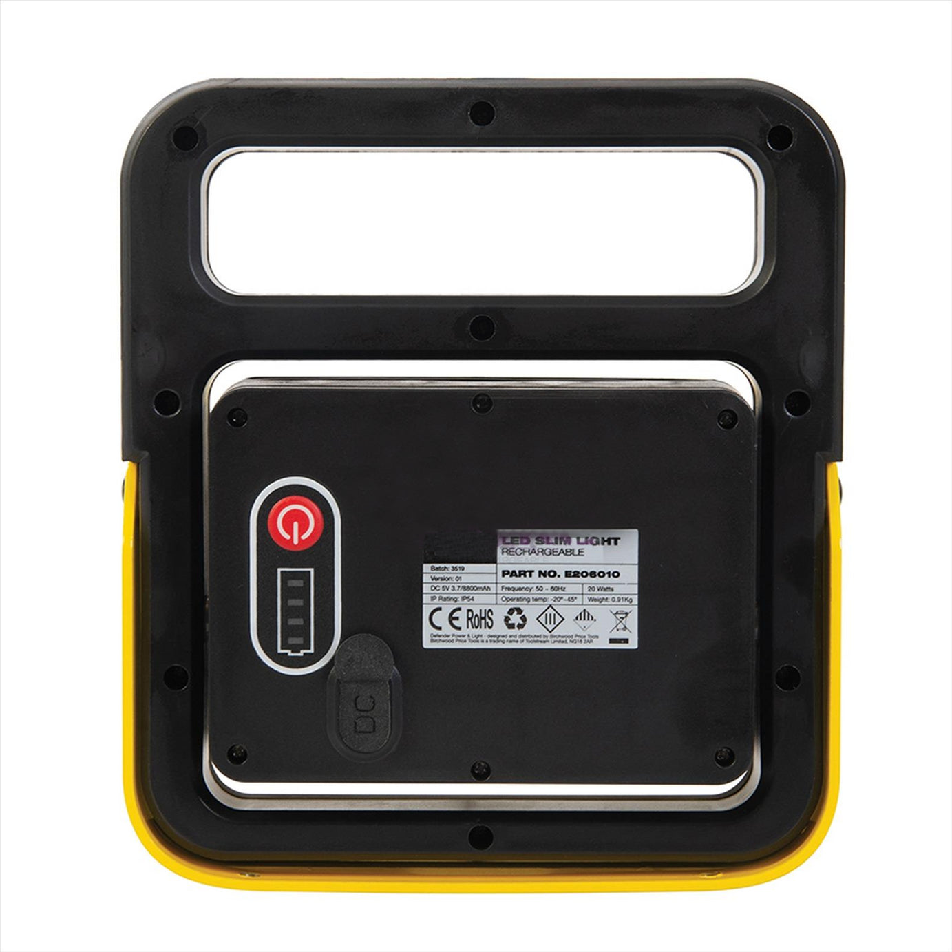 LED Slim Floor Light Rechargeable 4000k Cool White Light