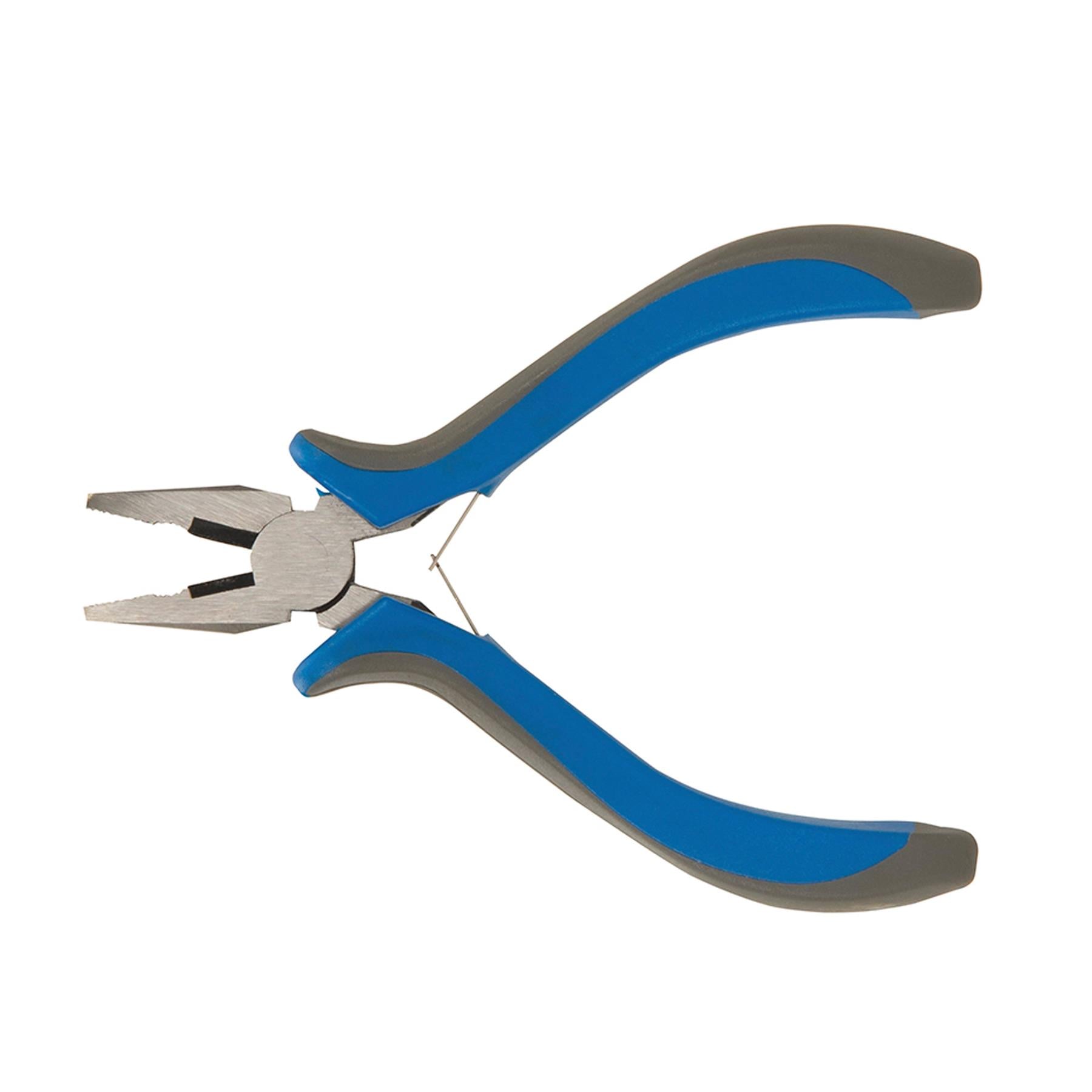 Combination Mini Pliers - 120mm Tempered Carbon Steel Jaws For Accurate Work