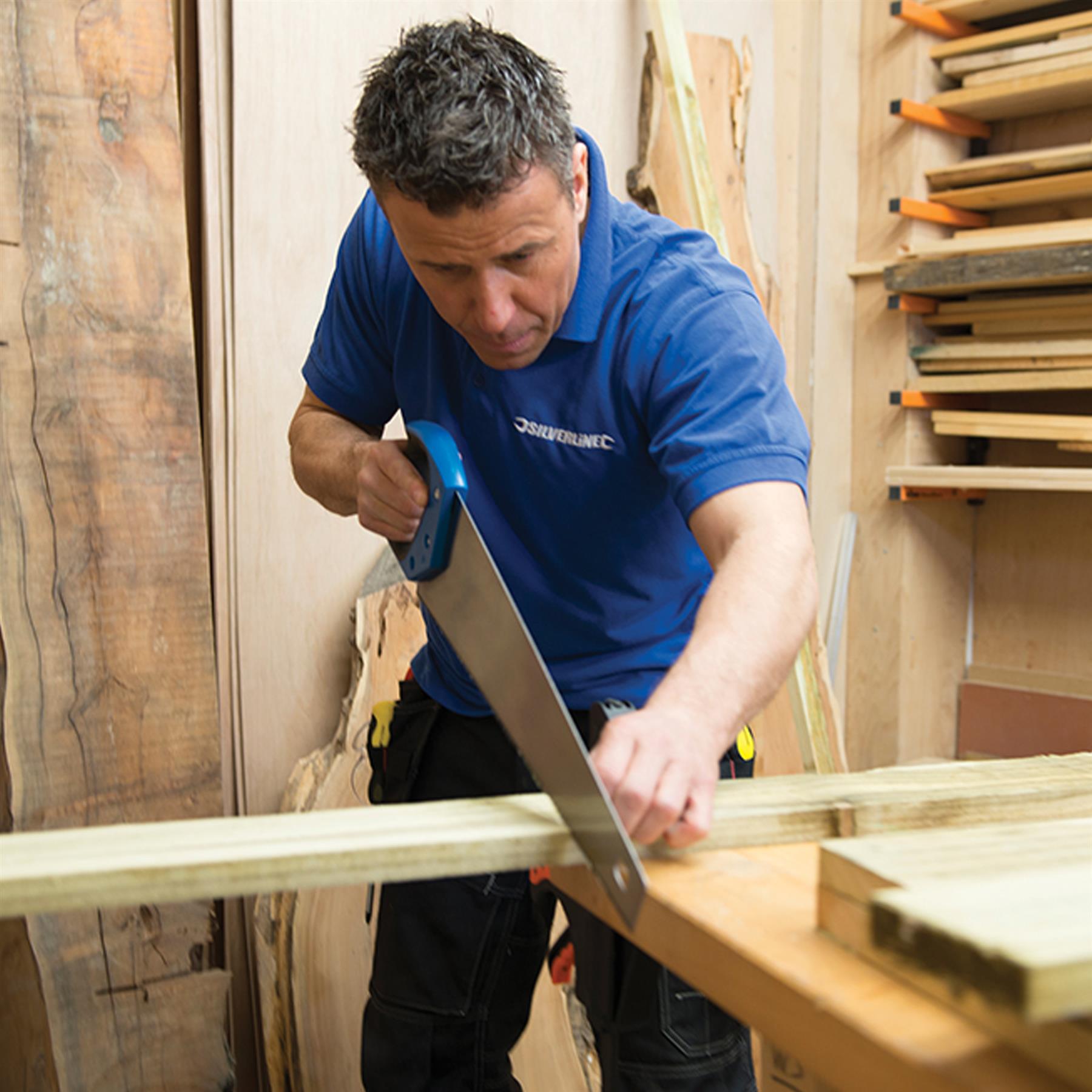 Hardpoint Saw 500mm 7Tpi Wood Timber Cutting Hand Saw Woodwork Carpentry DIY