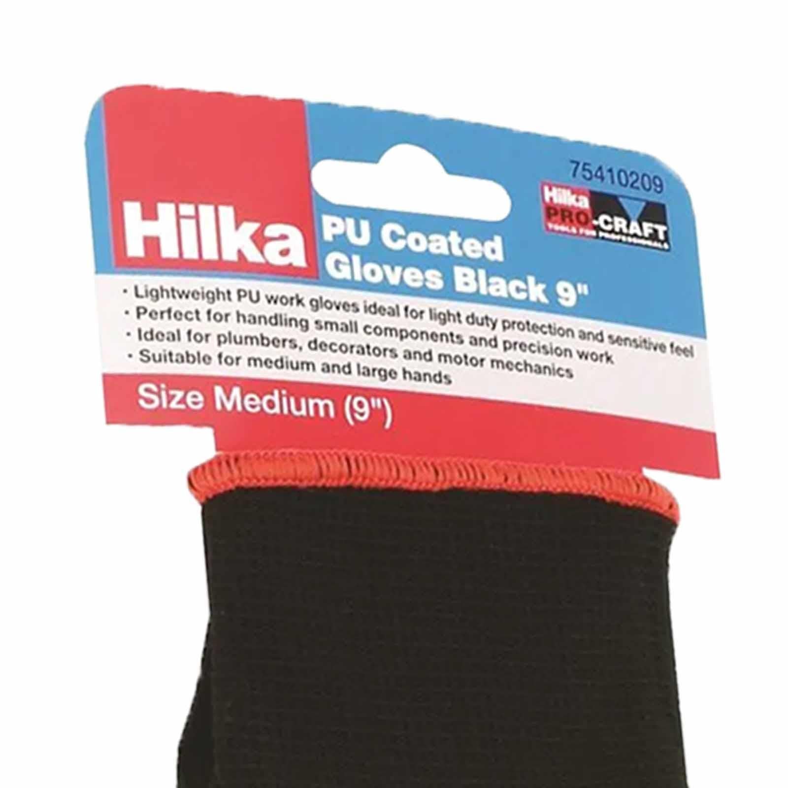 Black PU Work Gloves