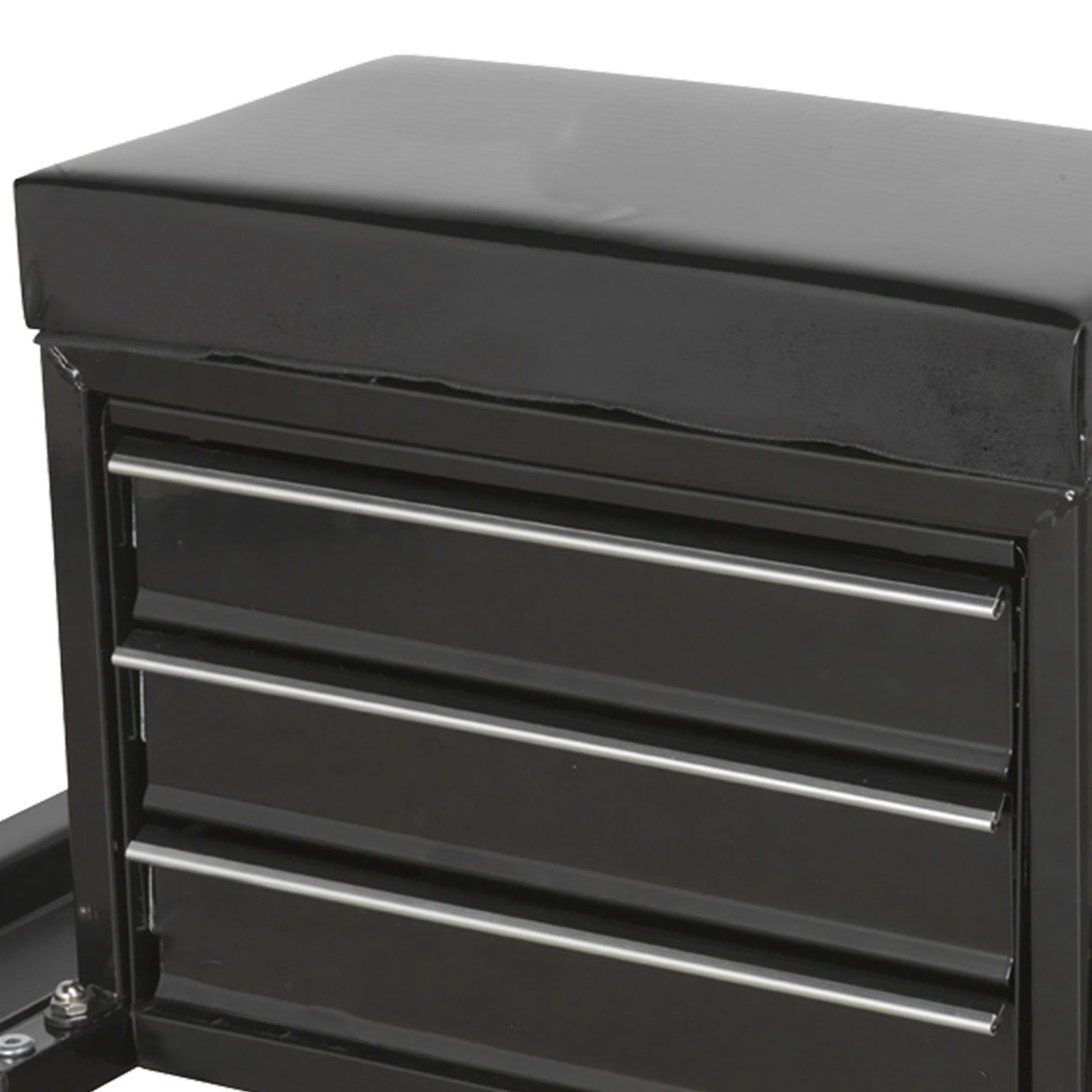 Sealey Mechanic's Utility Seat & Toolbox - Black
