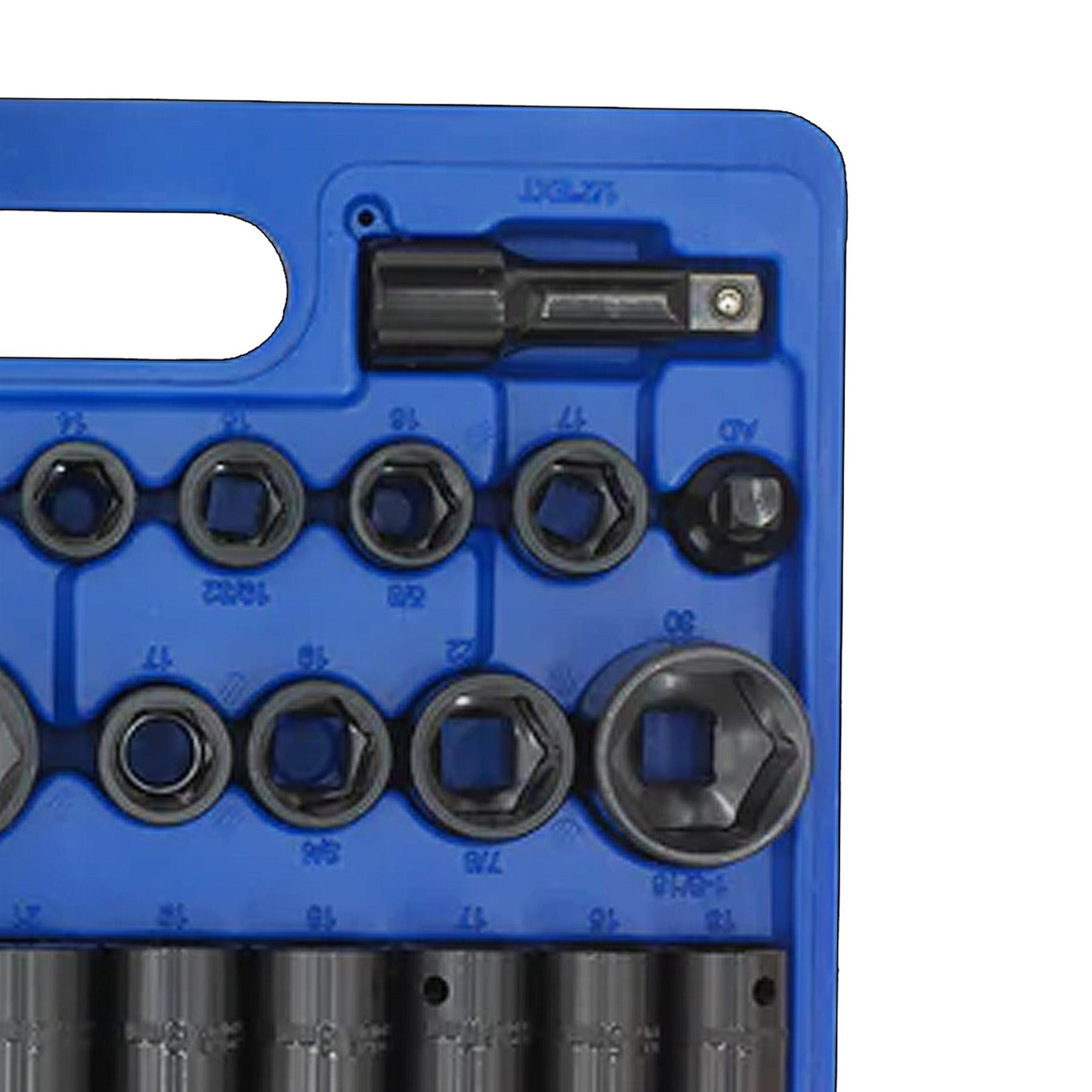Sealey Impact Socket Set 32pc Standard/Deep 3/8"&1/2"Sq Dr Met/Imp