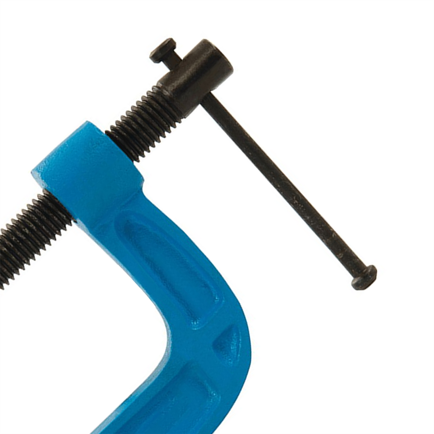 Light Duty G Clamp Cast Iron Frame With Black Phosphate Thread Coating 100mm