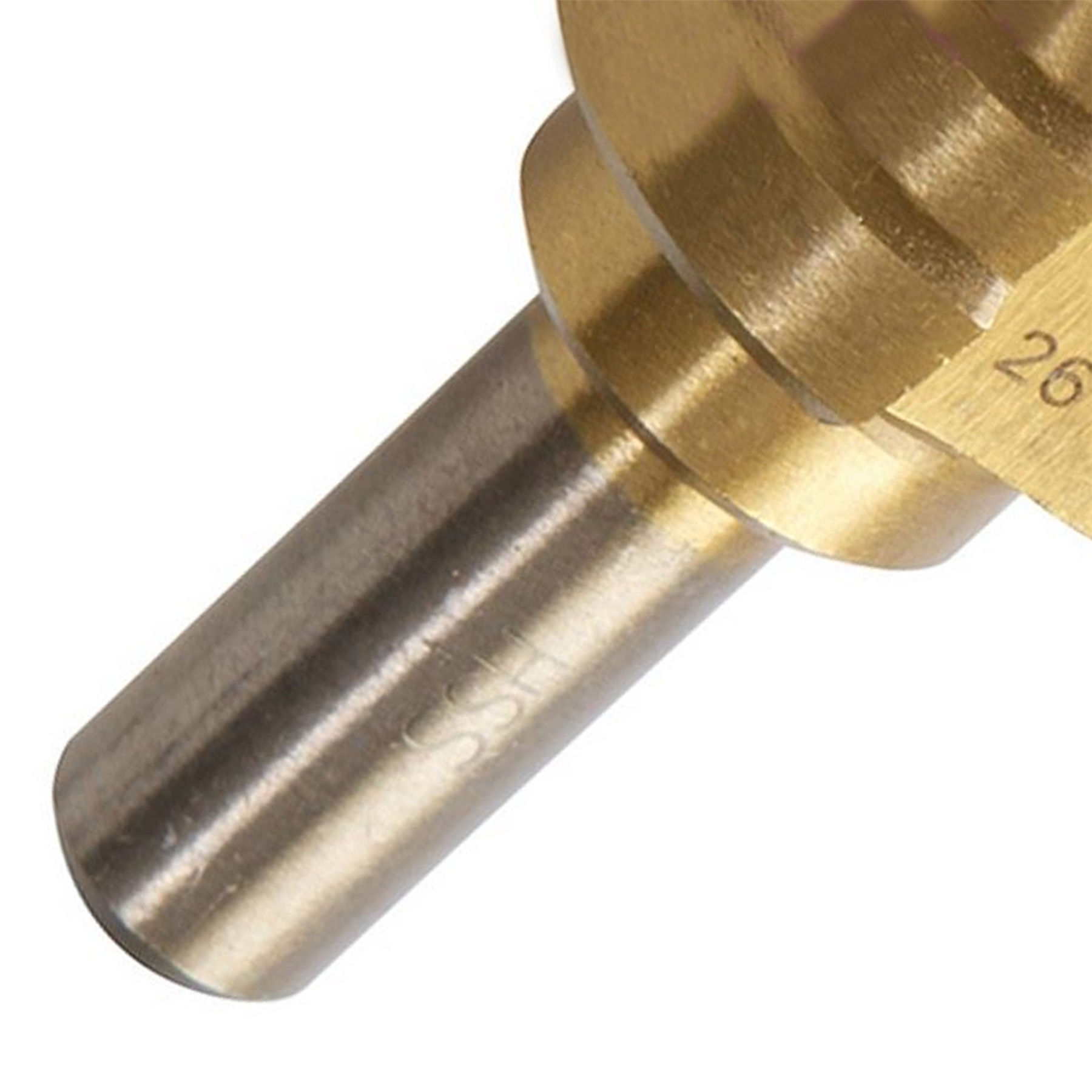 Titanium-Coated Hss Step Drill Bit 14mm - 26mm DIY Tools Produces Accurate Holes