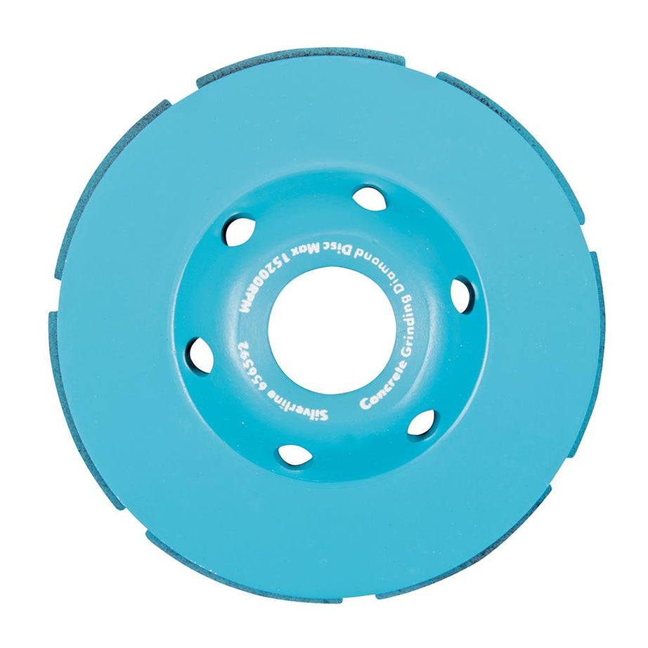 100 X 22.2mm Concrete Grinding Diamond Disc Double Row Offers Finer Finishing