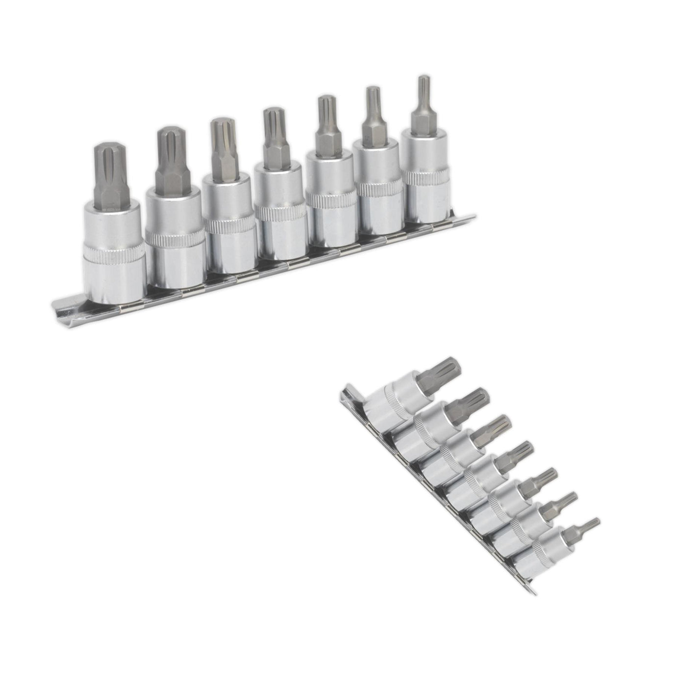 Sealey Ribe Socket Bit Set 7pc 3/8"Sq Drive 50mm