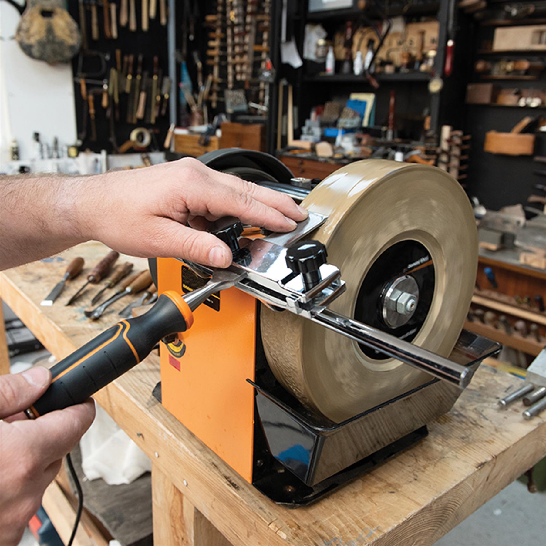 Heavy Duty Wetstone Sharpener 120W Twss10 Hand Tools Power Sharpen Blade