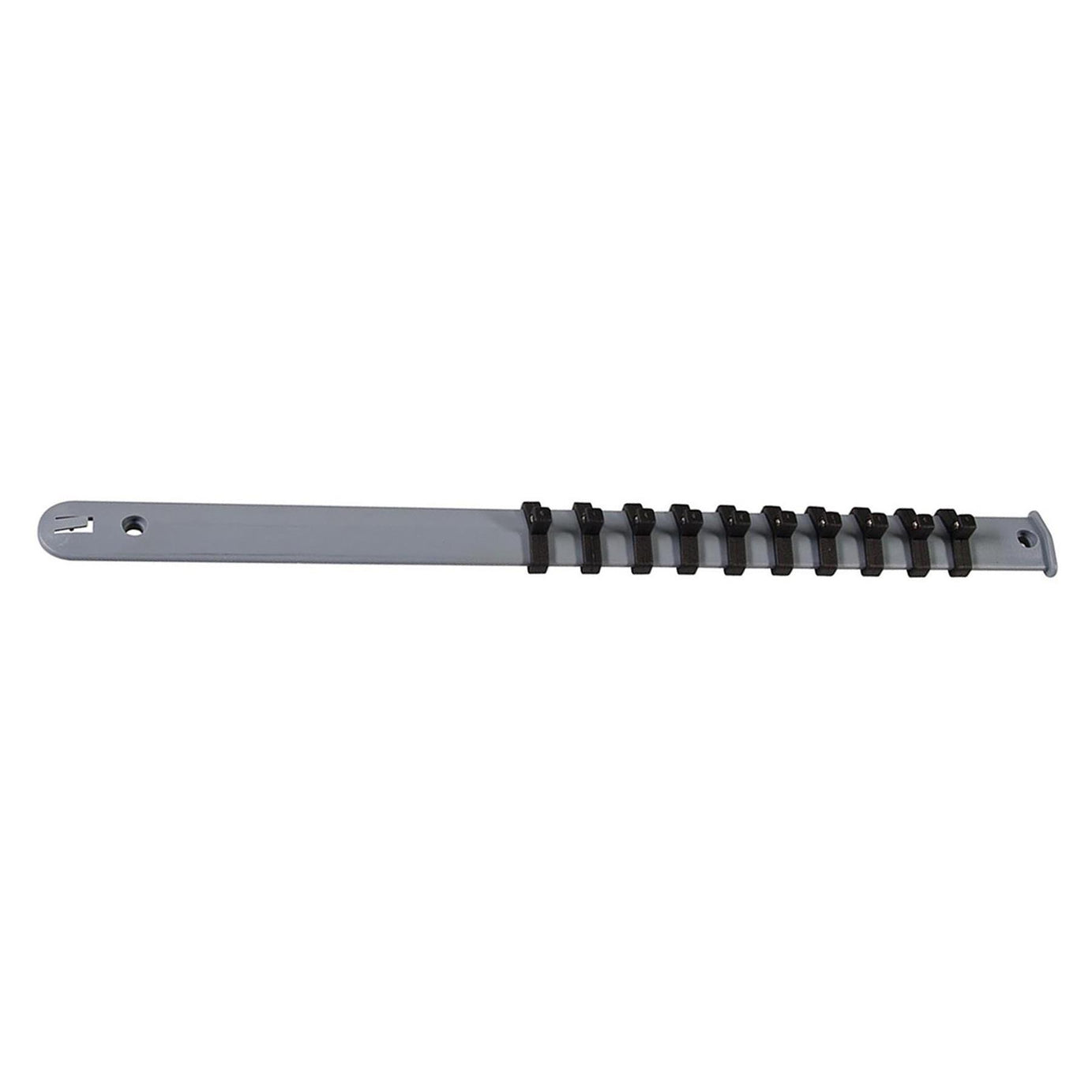1/4" Drive Socket Holder Storage Organiser Rail Set- 18 Clips For Wall Mounting