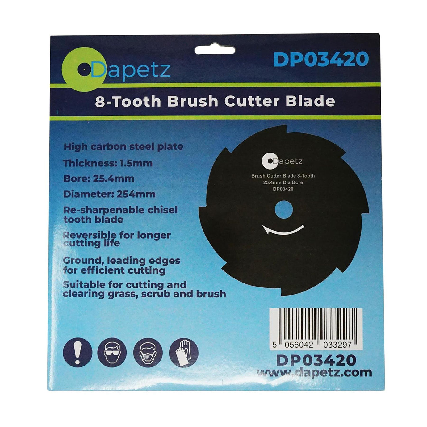 8 Tooth Brush Cutter Strimmer Blade
