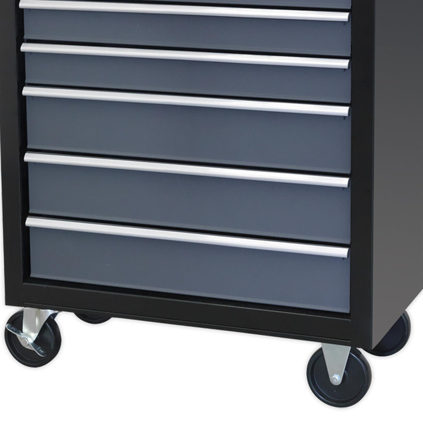 Sealey Rollcab 8 Drawer with Ball Bearing Slides - Black/Grey