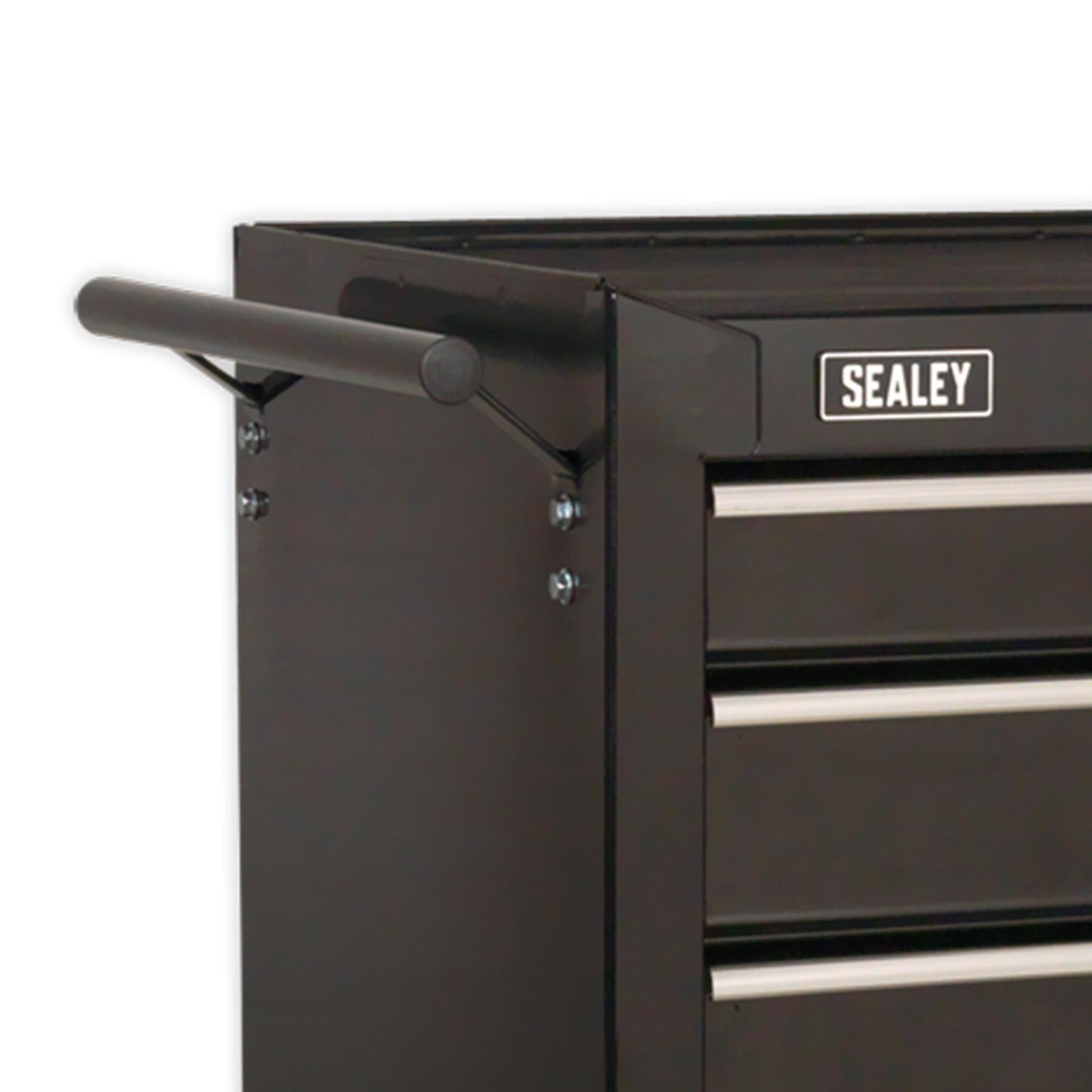 Sealey Rollcab 6 Drawer with Ball-Bearing Slides - Black