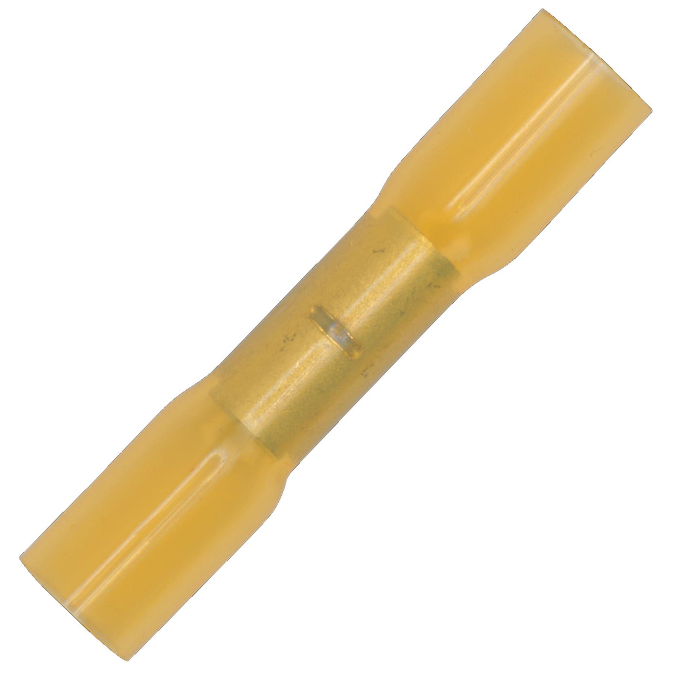 Heat Shrink Butt Connector Terminal 6.8mm Yellow Pack of 50 Sealey