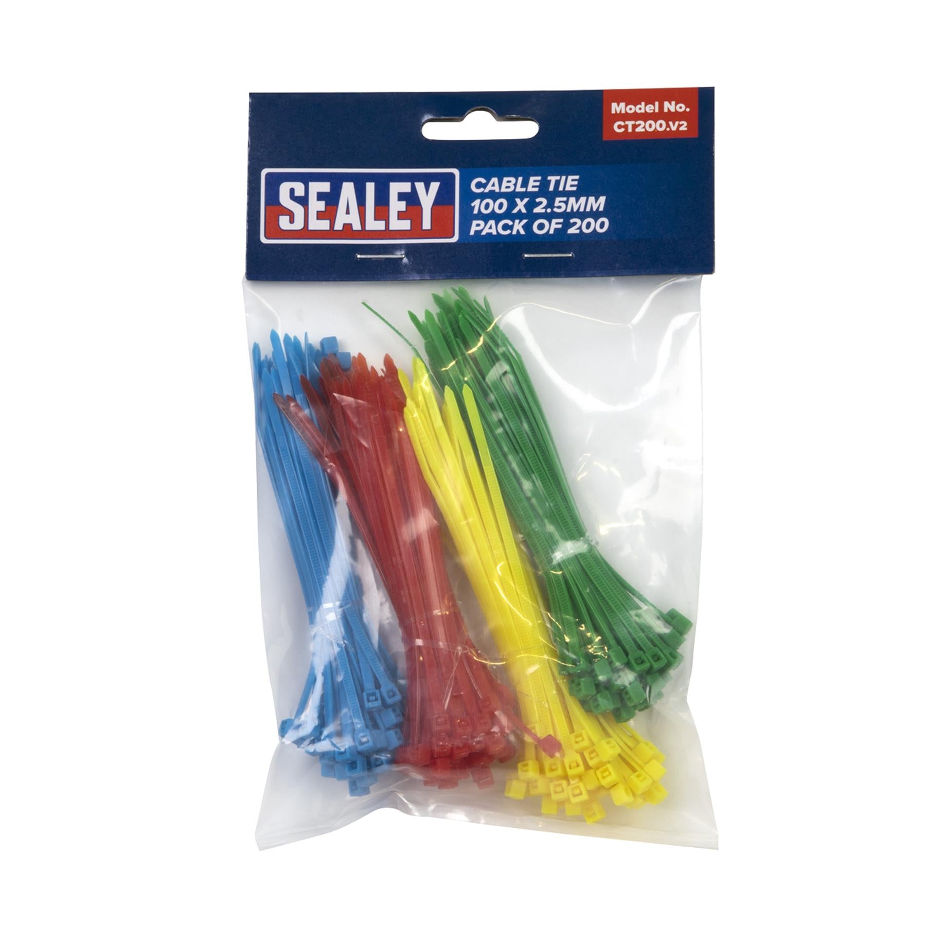 Sealey Cable Tie 100 x 2.5mm Pack of 200